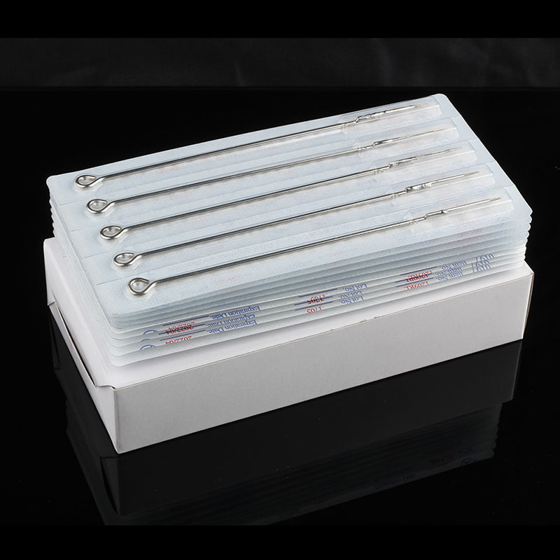 Stainless Steel Disposable Tattoo Needle Sterilization Coloring Permanent Makeup RL RS M1 RM for Body Art