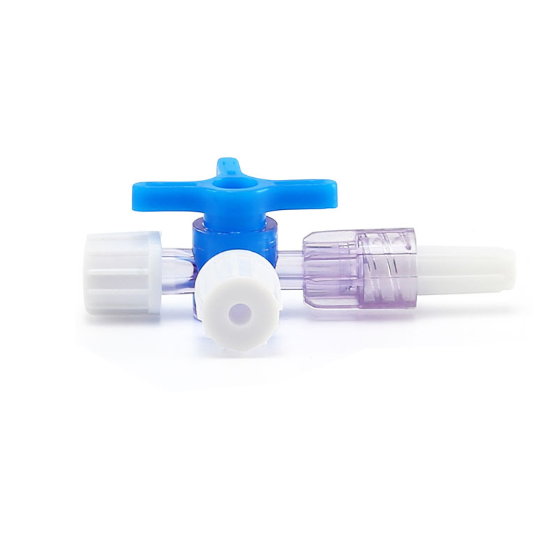 Disposable Three Way Stop Cock for Clinical Hospital Luer Lock Adapter 3 Way Stopcock Flexiable T-Connector Extension Tube