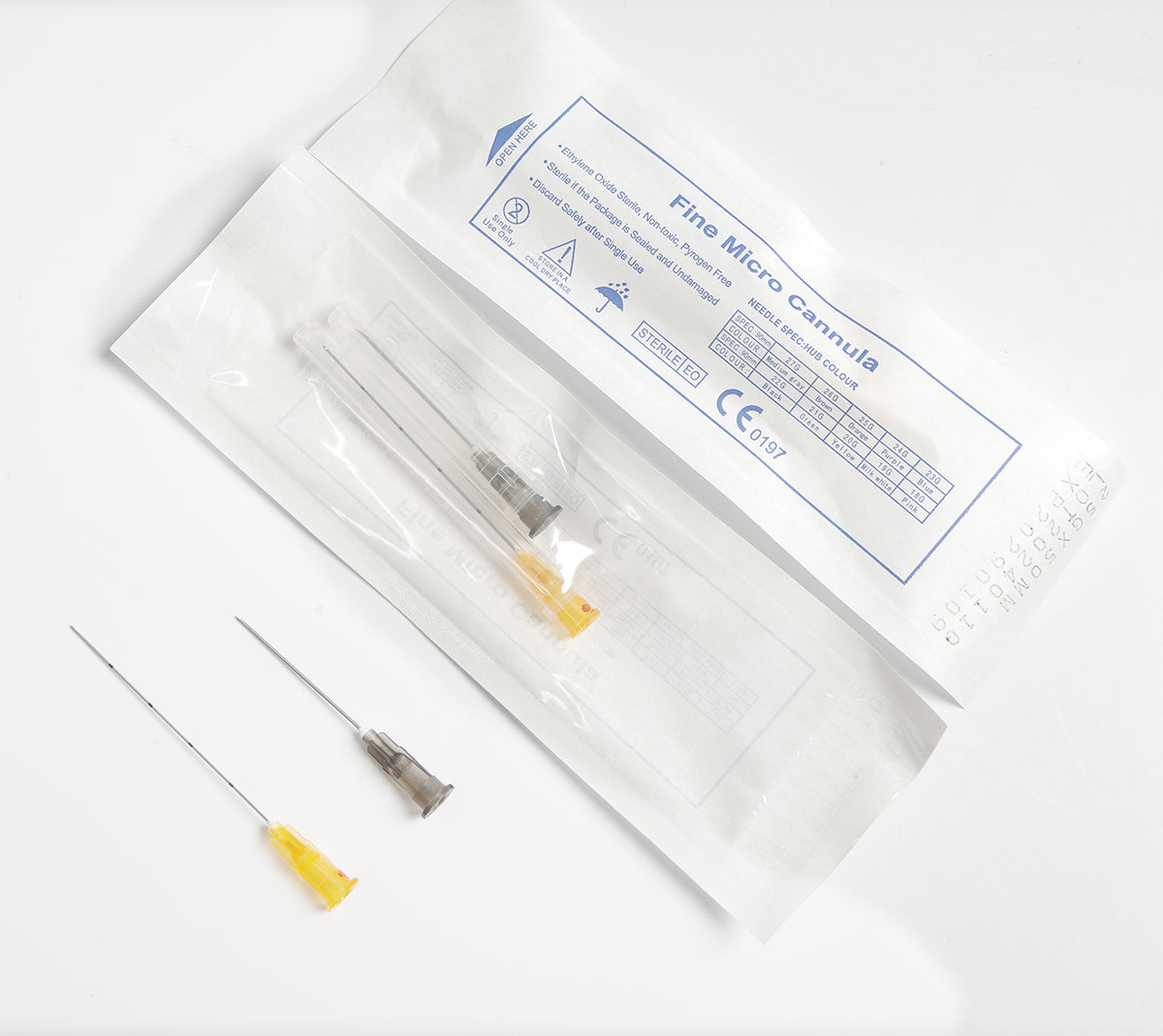 25G 50MM Cannula Needles 50pcs/box Disposable Blunt Tip Cannula Needle For Filler Injection