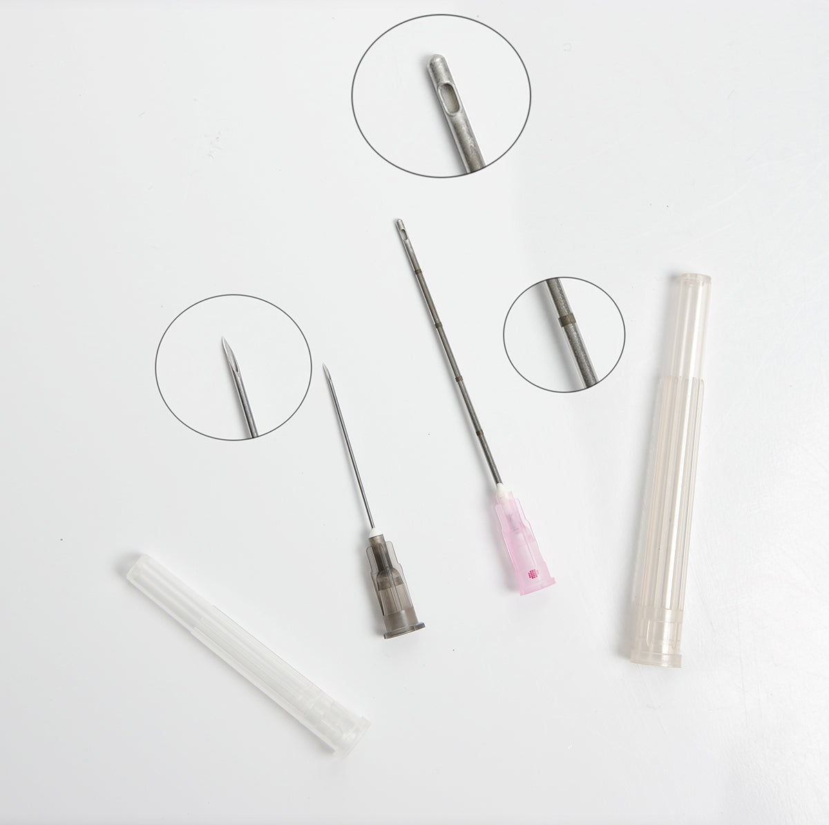 Cannula Needles 50pcs/box Disposable Blunt Tip Cannula Needle For Filler Injection 18G 21G 22G 23G 25G 27G 30G Uric Acid Facial Filling Nose