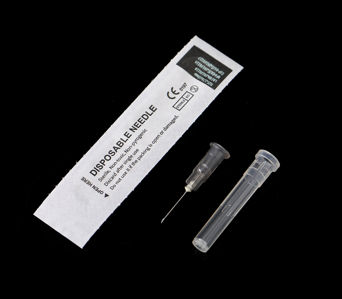 27G 13MM Sterile Needles 100pcs Sterile Needle Stainless Steel Injection Needle Individually Wrapped
