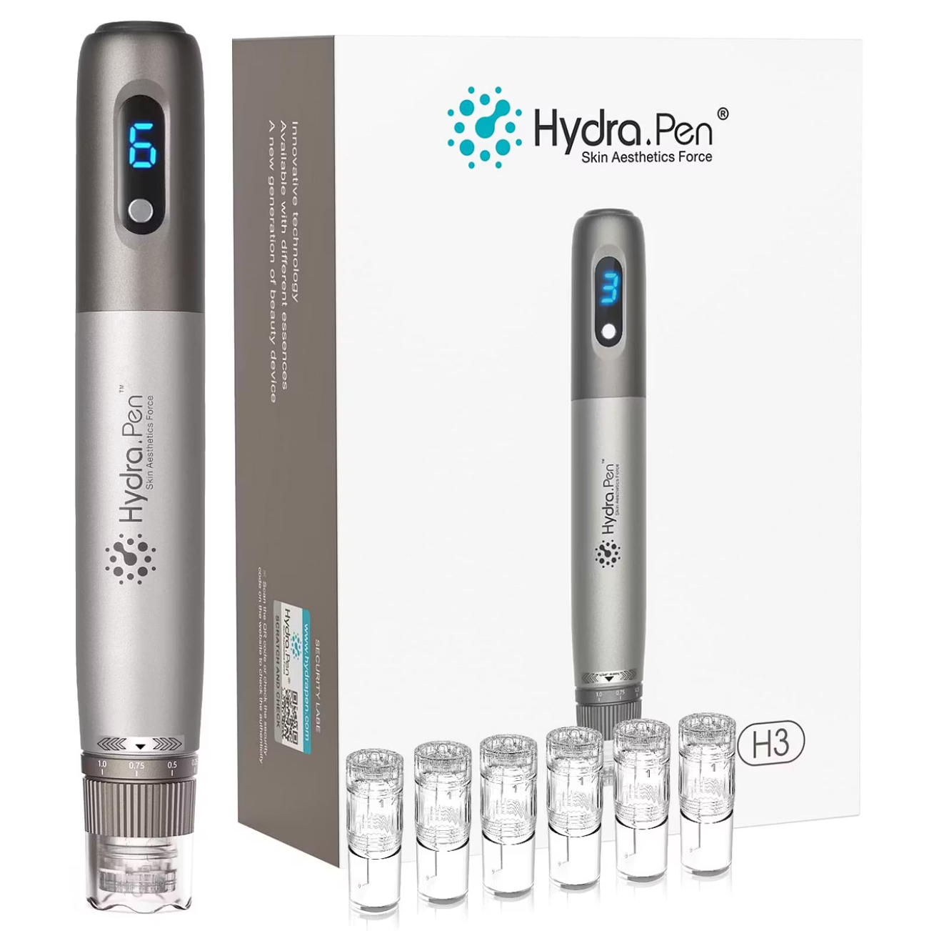 Hydra Pen H3 2-in-1 Wireless Derma Pen: Adjustable Depth, Liquid Control & Anti-Side Leakage for Professional Skincare