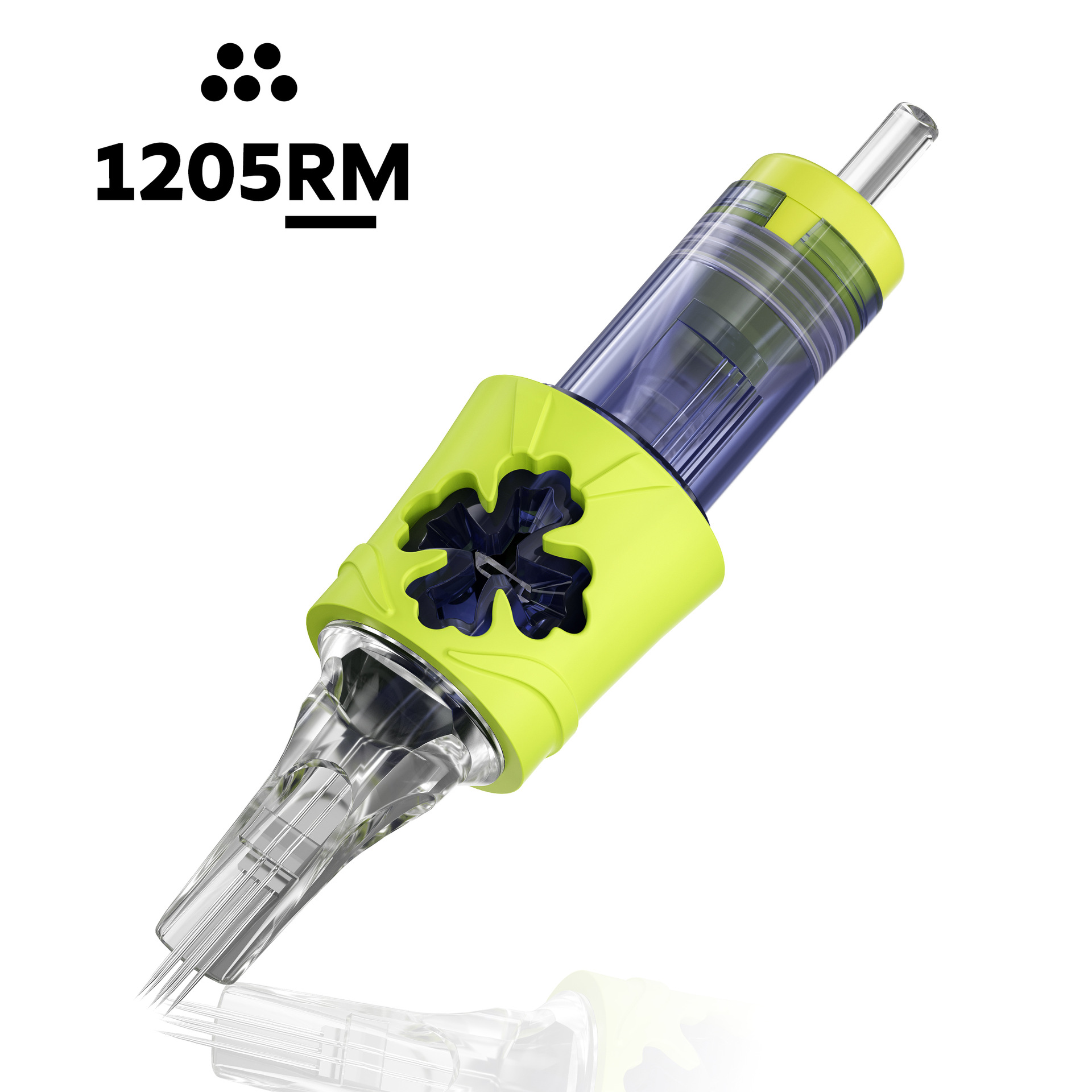 10PCS Mixed Size Steriled Transparent Tattoo Cartridge Needles Needles with Membrane Safety Cartridges for Tattoo Pen Disposable Tattoo Needle