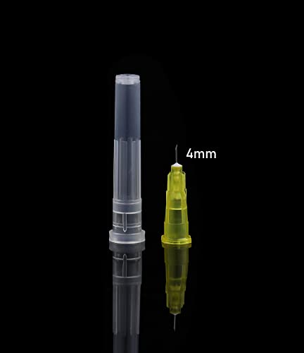 30G 4MM 13MM 25MM 6MM 8MM Sterile Needles 100pcs Injection Needle for Dermal Filler/ Lipodissolve/Mesotherapy/Facial slimming/Collagen/anesthetic Individually Wrapped