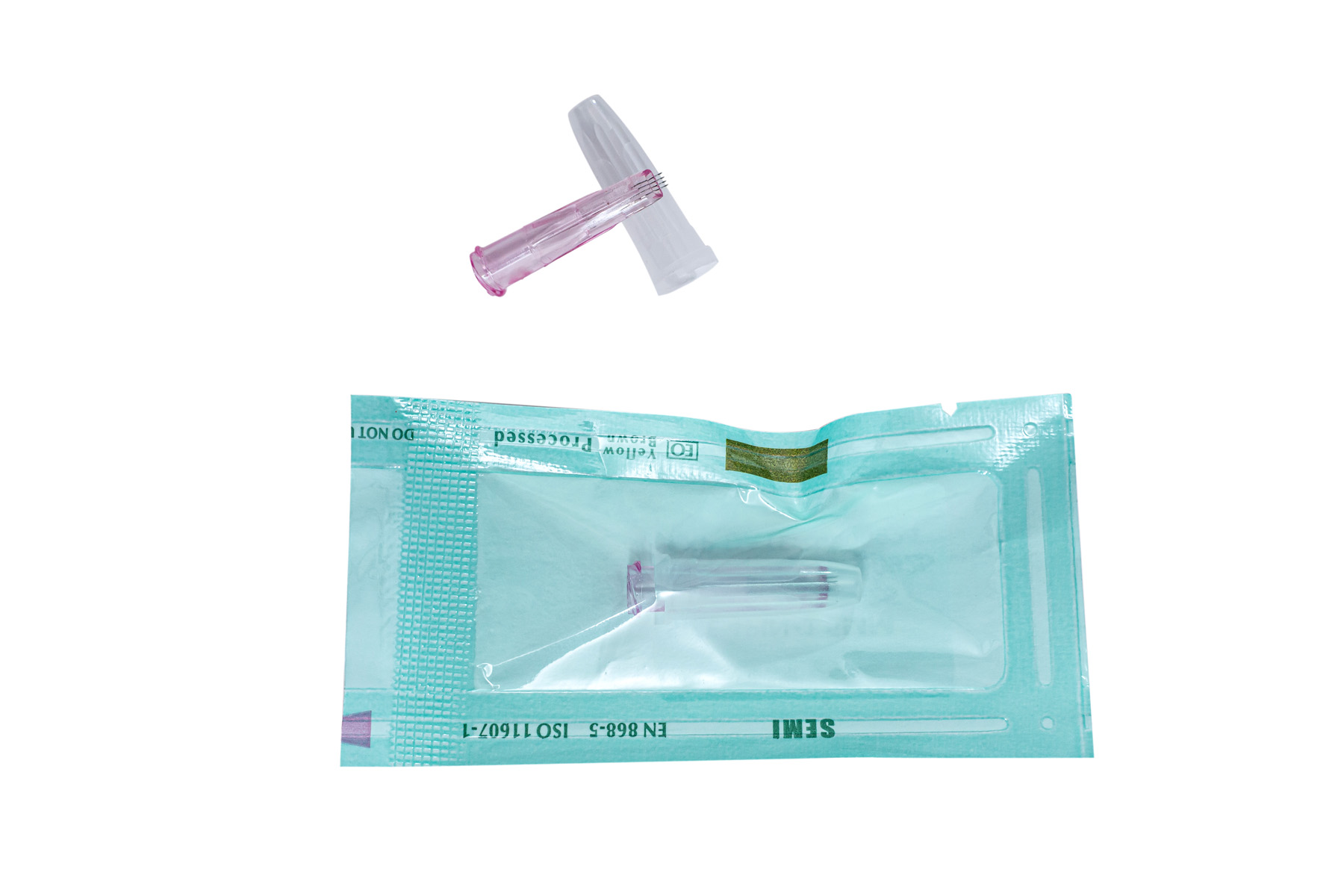 4 Pin Needles Nanosoft Microneedles 34G 0.6mm 0.8mm 1.0mm 1.2mm 1.5mm Fillmed Hand four Needles for Anti Aging Around Eyes and Neck Lines Skin Care Tool Parts