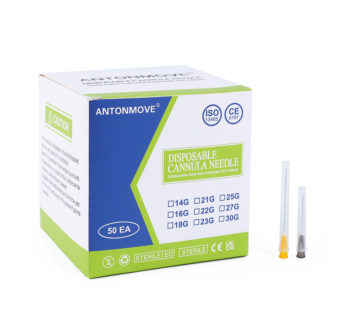 Cannula Needles Upgrade Packaging 50pcs/box Disposable Blunt Tip Needle14G 16G 18G 20G 21G 22G 23G 25G 27G 30G Uric Acid Facial Filling Nose