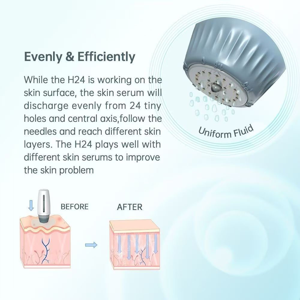 Bio Needle H24 Adjustable Microneedle Serum Applicator