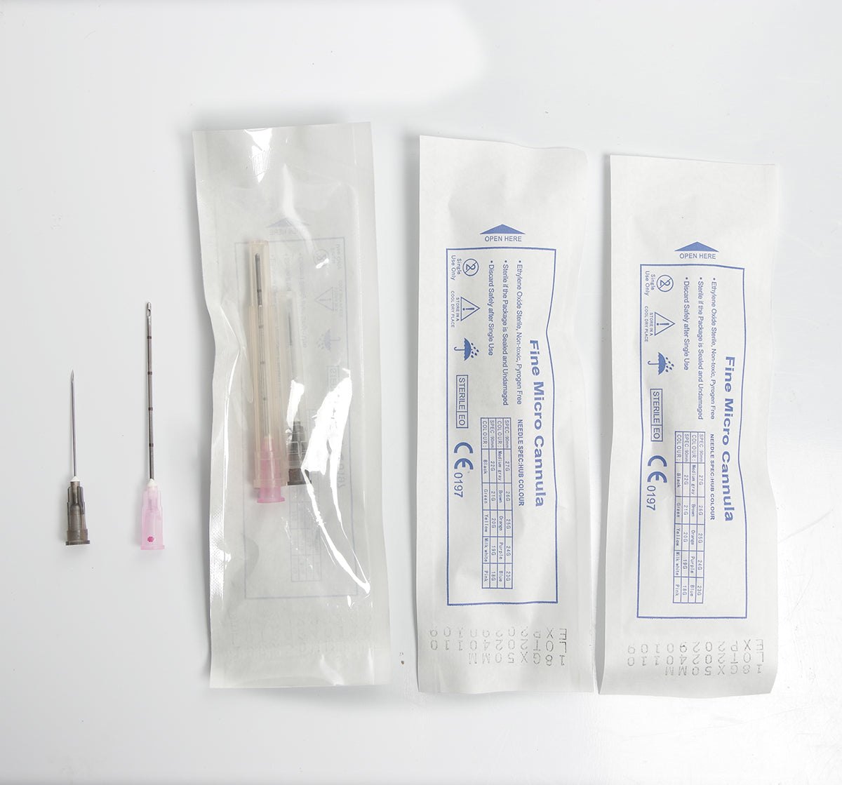 Cannula Needles 50pcs/box Disposable Blunt Tip Cannula Needle For Filler Injection 18G 21G 22G 23G 25G 27G 30G Uric Acid Facial Filling Nose