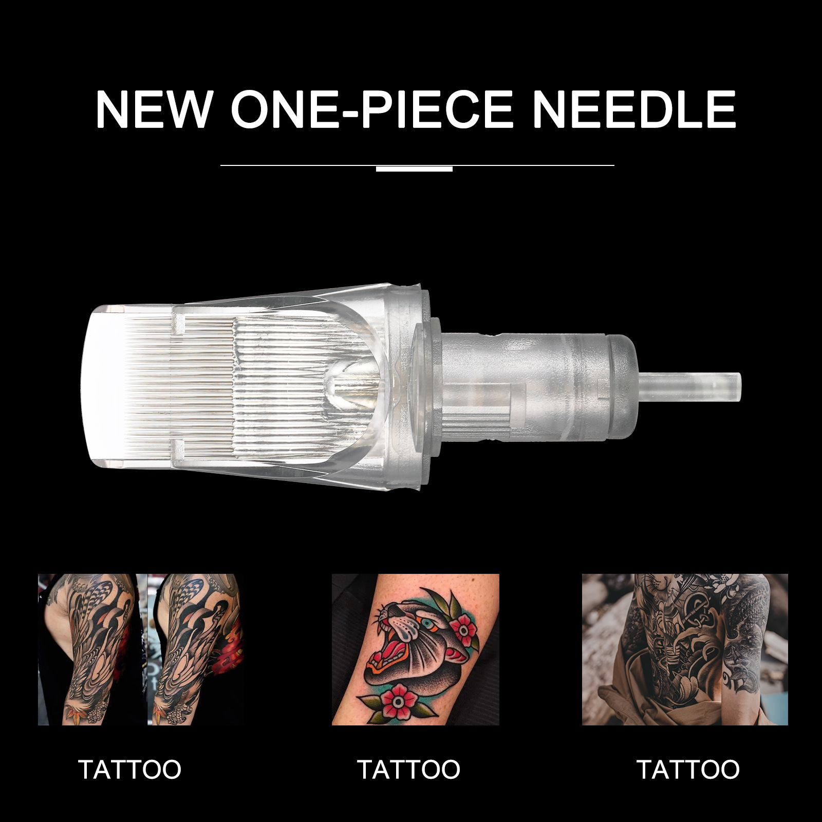 Disposable Tattoo Box, Needle Barrel, Open Tip Design for Large Patterns and Shades, Tattoo Tool, Needle 10 Pieces