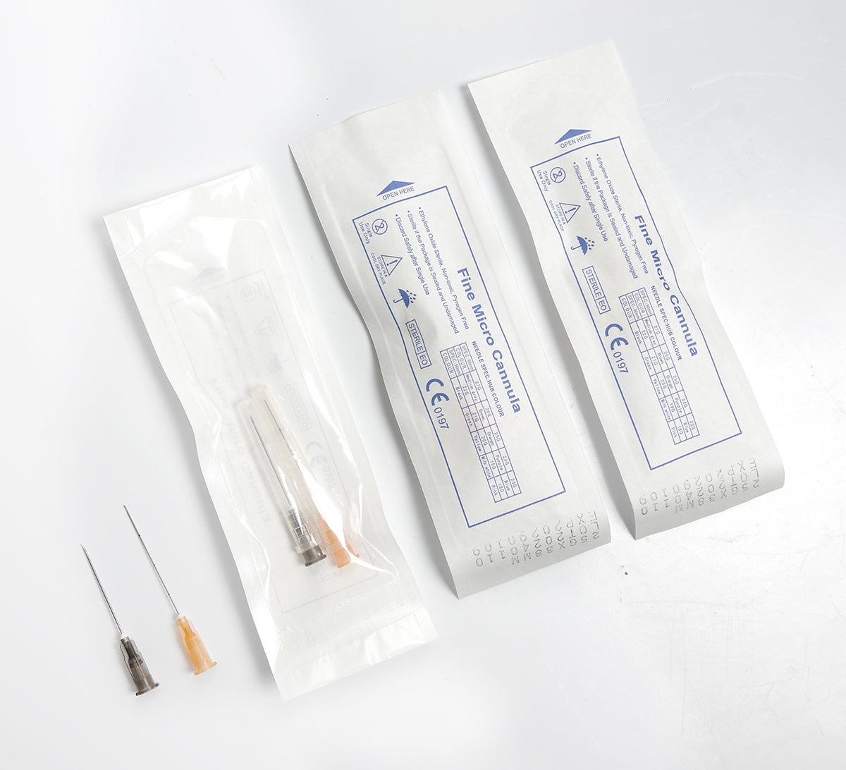 25G 38MM Cannula Needles 50pcs/box Disposable Blunt Tip Cannula Needle For Filler Injection