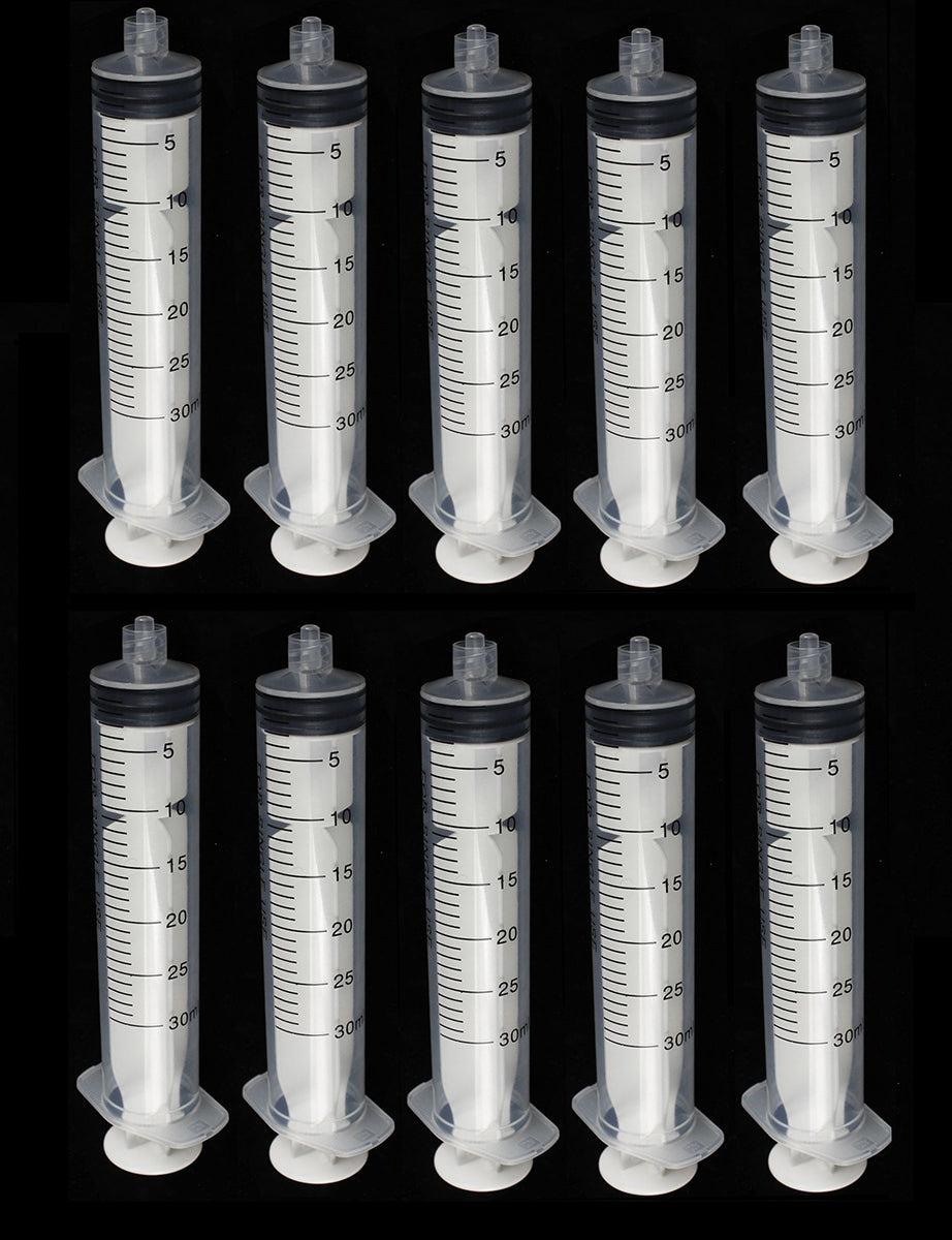 30ml/cc Sterile Syringes Plastic Disposable Injector Syringe Luer Lock Syringes Individually Packaged