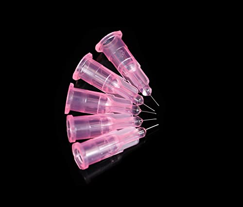 34G 4MM 1.5MM 2.5MM 6MM 8MM 13MM Needles 100PCS Thinner and Painless Injection Needles Sharp Pointed Needles Disposable Needle for Mesotherapy