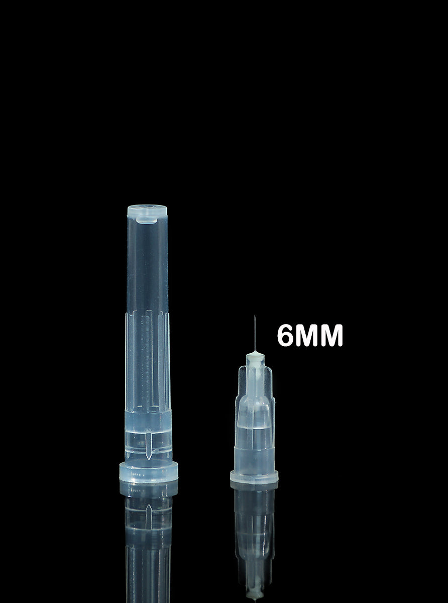 1ml Luer Lock Syringes + 31G 6MM Thinner and Painless Injection Needles Sharp Pointed Needles Disposable Needle for Mesotherapy/Wrinkle removal/lipodissolve/Sculptra