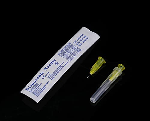 30G 4MM 13MM 25MM 6MM 8MM Sterile Needles 100pcs Injection Needle for Dermal Filler/ Lipodissolve/Mesotherapy/Facial slimming/Collagen/anesthetic Individually Wrapped