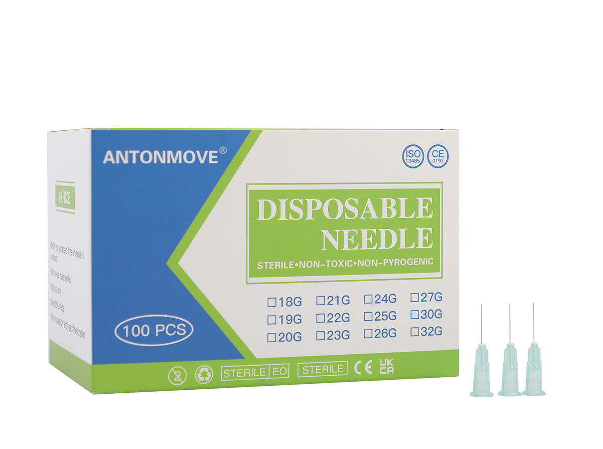 33G 13MM Needles Thinner and Painless Injection Needles Sharp Pointed Needles Disposable Needle for Mesotherapy/Wrinkle removal/lipodissolve/Sculptra Individually Wrapped