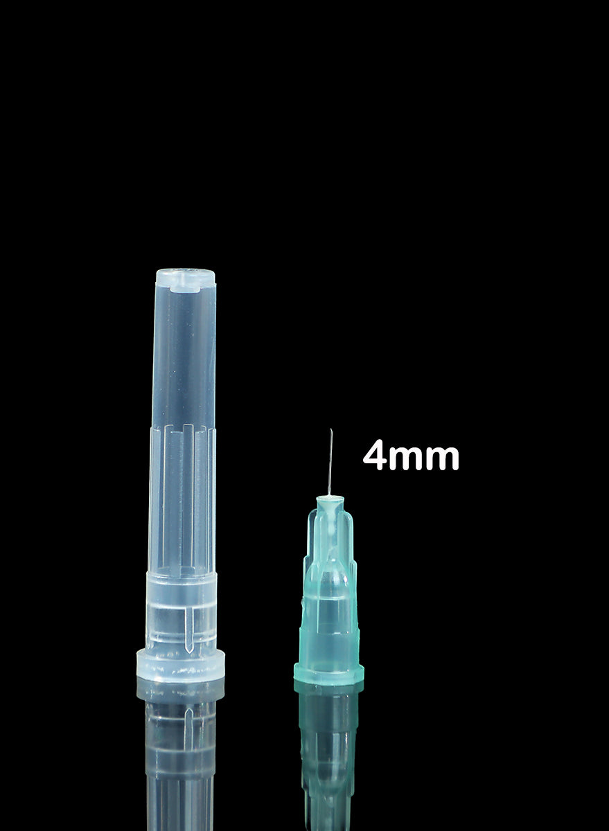 33G 4MM Needles Thinner and Painless Injection Needles Sharp Pointed Needles Disposable Needle for Mesotherapy/Wrinkle removal/lipodissolve/Sculptra Individually Wrapped