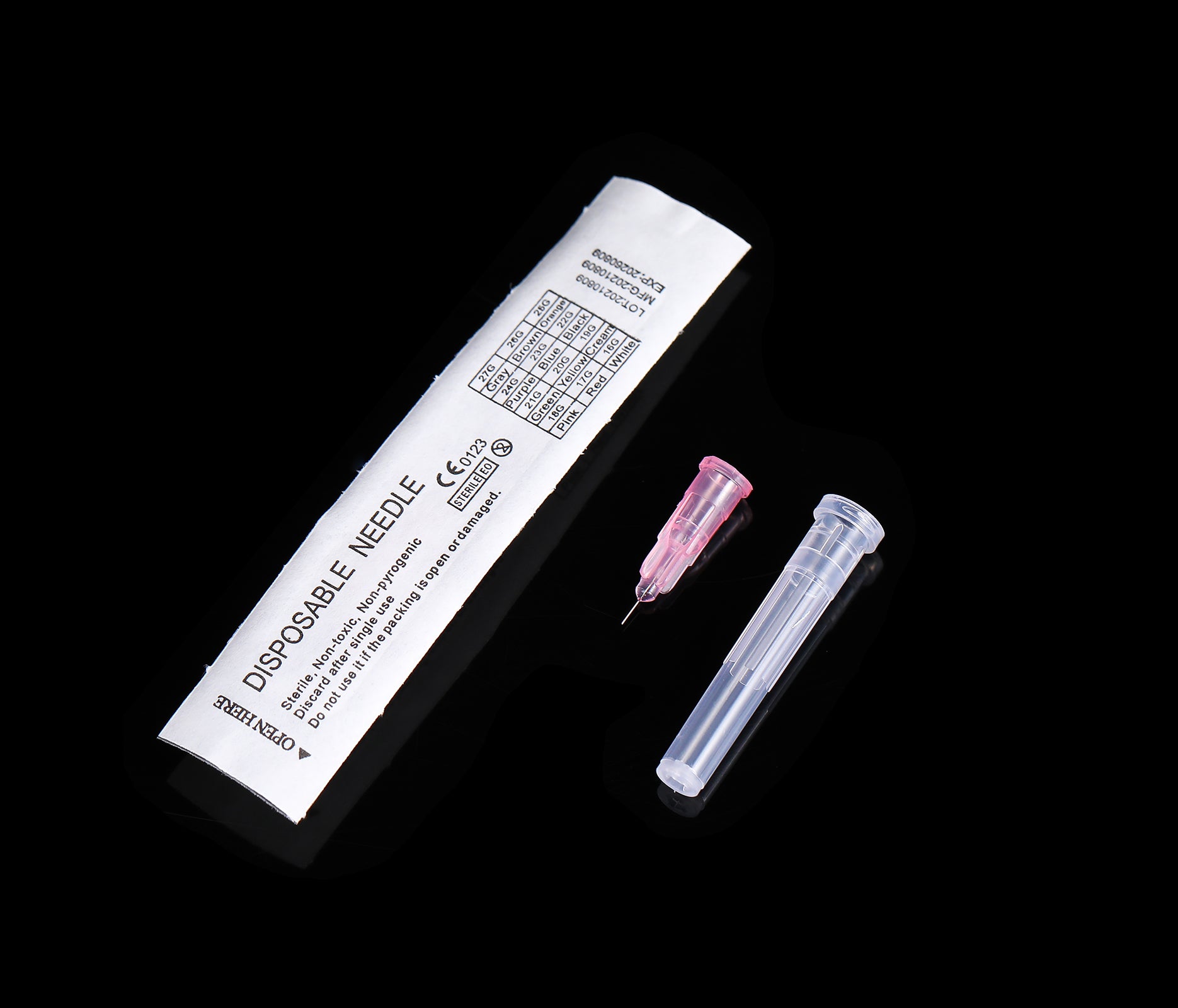 34G 4MM Sterile Needles Ultra-fine and Painless Injection Needle for Mesotherapy Individually Wrapped