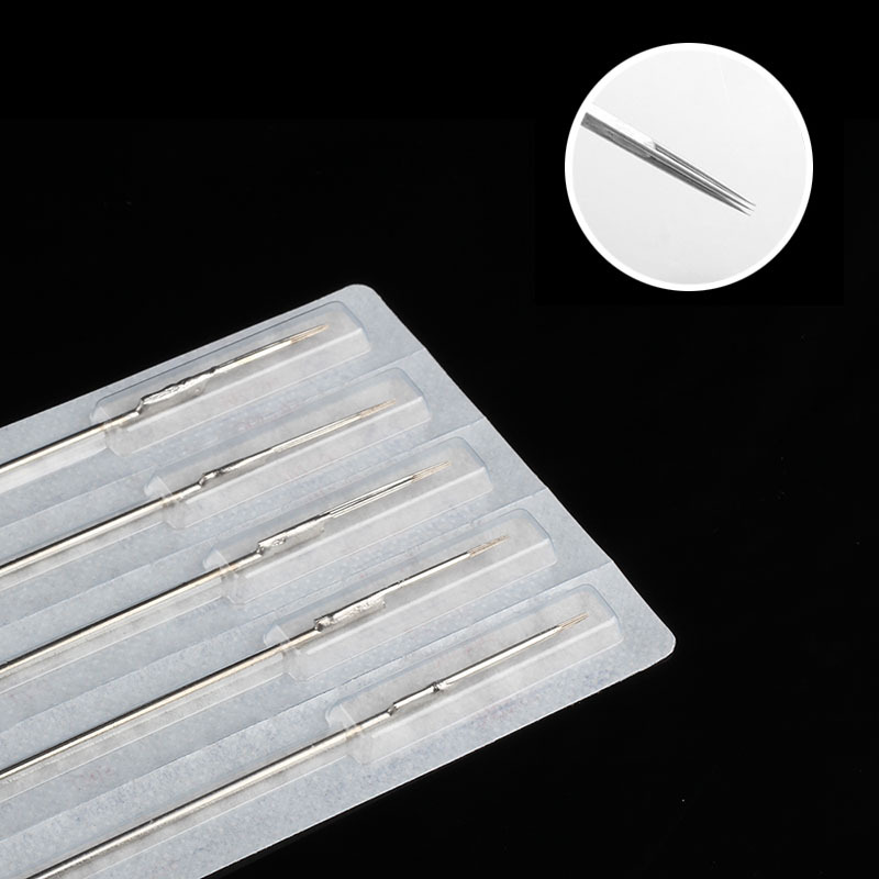 Stainless Steel Disposable Tattoo Needle Sterilization Coloring Permanent Makeup RL RS M1 RM for Body Art