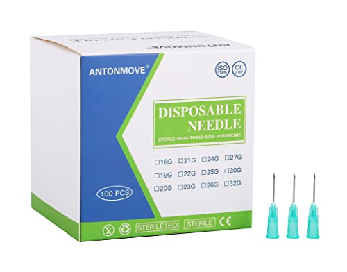 21G 16MM 25MM 32MM 38MM 50MM Sterile Needles 100pcs Stainless Steel Needles Individually Wrapped