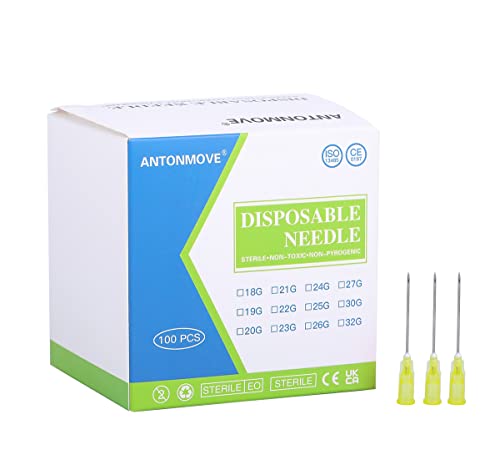 20G 25MM 32MM 38MM Sterile Needles 100pcs Injection Needle Individually Wrapped - ANTONMOVE