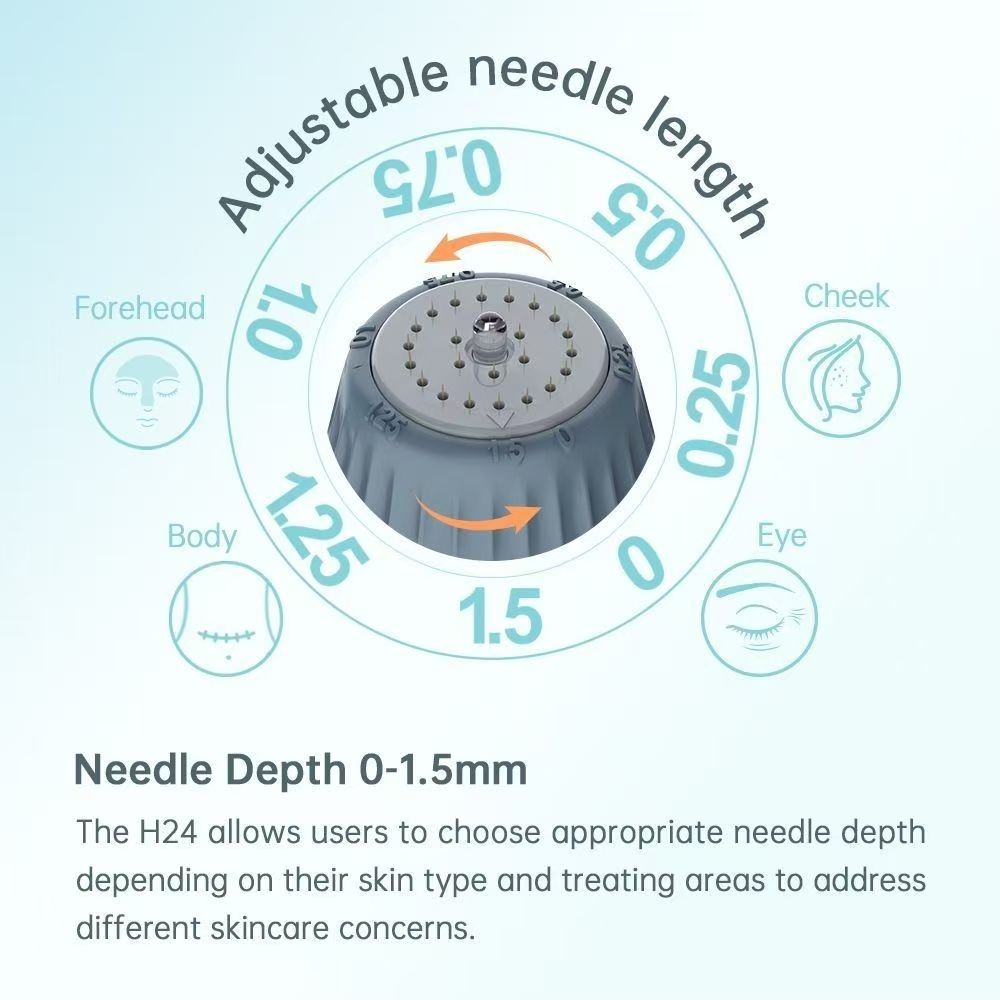 Bio Needle H24 Adjustable Microneedle Serum Applicator