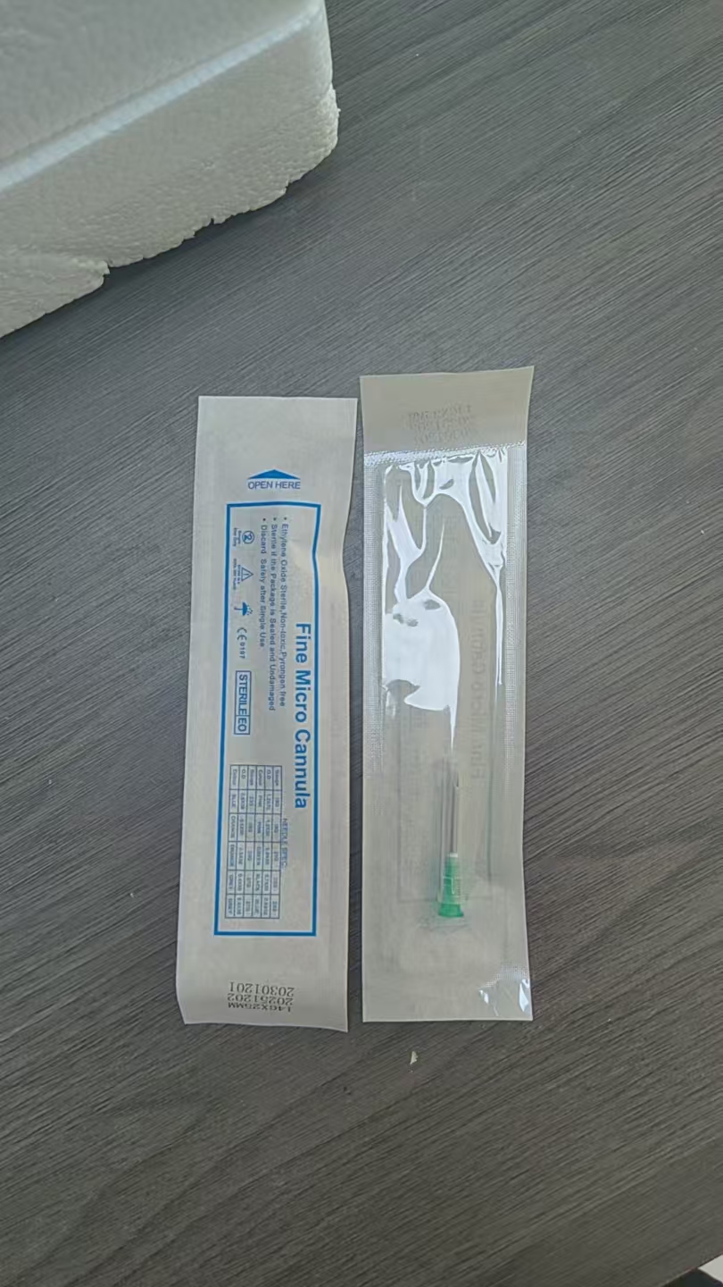 14G 25MM 100pcs Sterile Needle Stainless Steel Injection Needle Individually Wrapped