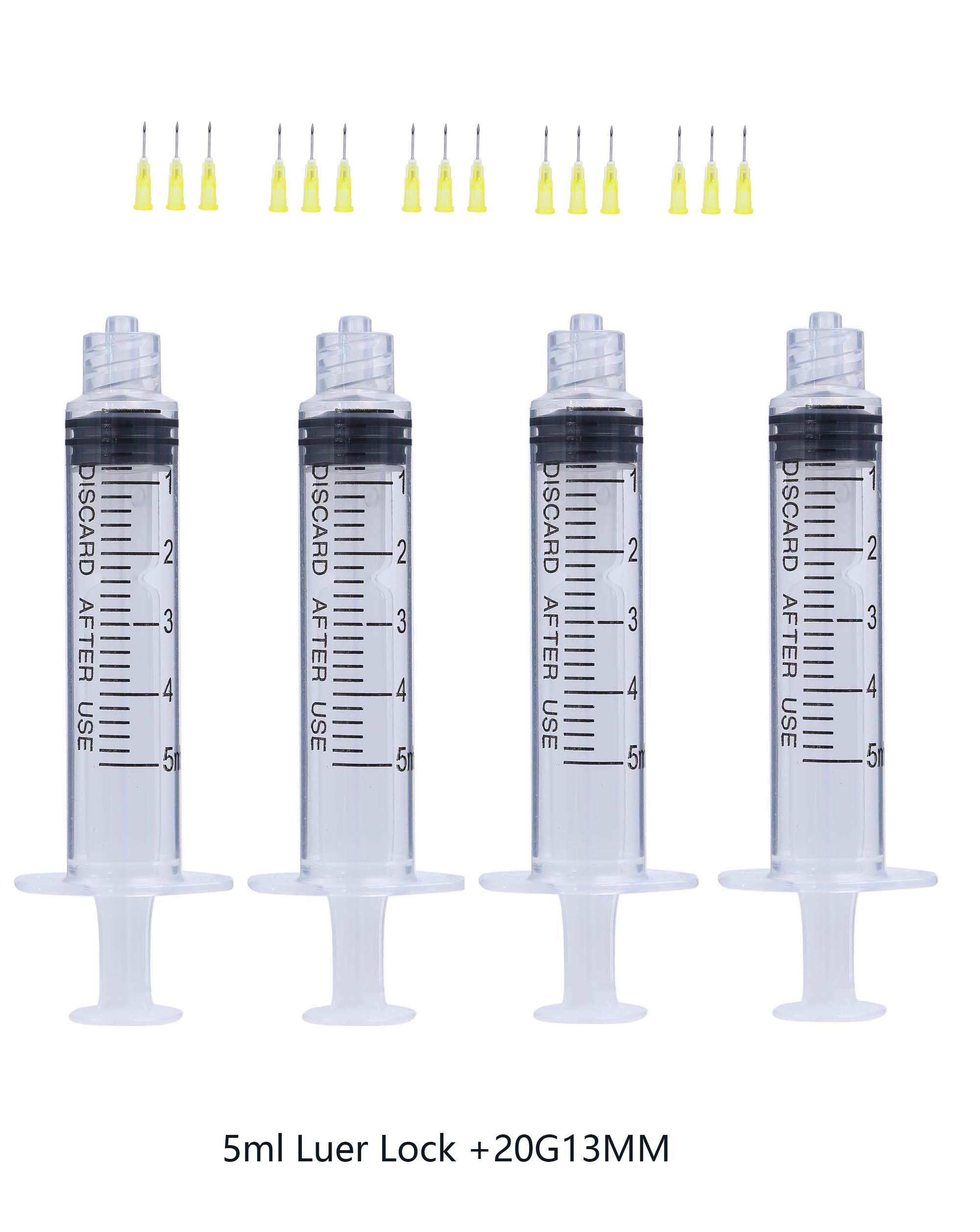 5ml Luer Lock Syringes+20g13mm*25mm*38mm Needle Injection Tool Disposable Sterile Individually Packed