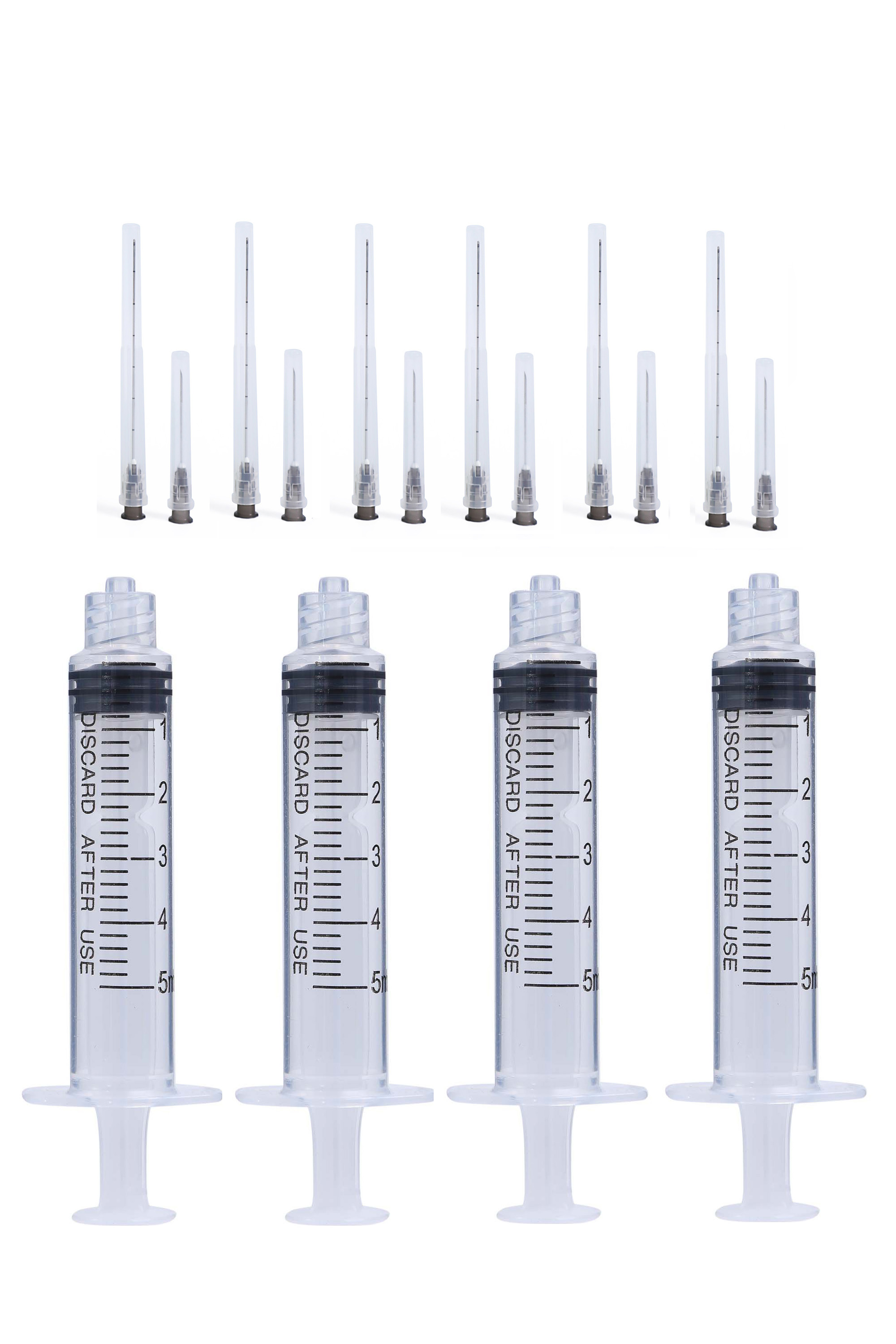 5ml Luer Lock Syringes+22G50MM+22G70mm Disposable Blunt Tip Micro Cannula Needle Sterile individually wrapped Painless Beauty Tools