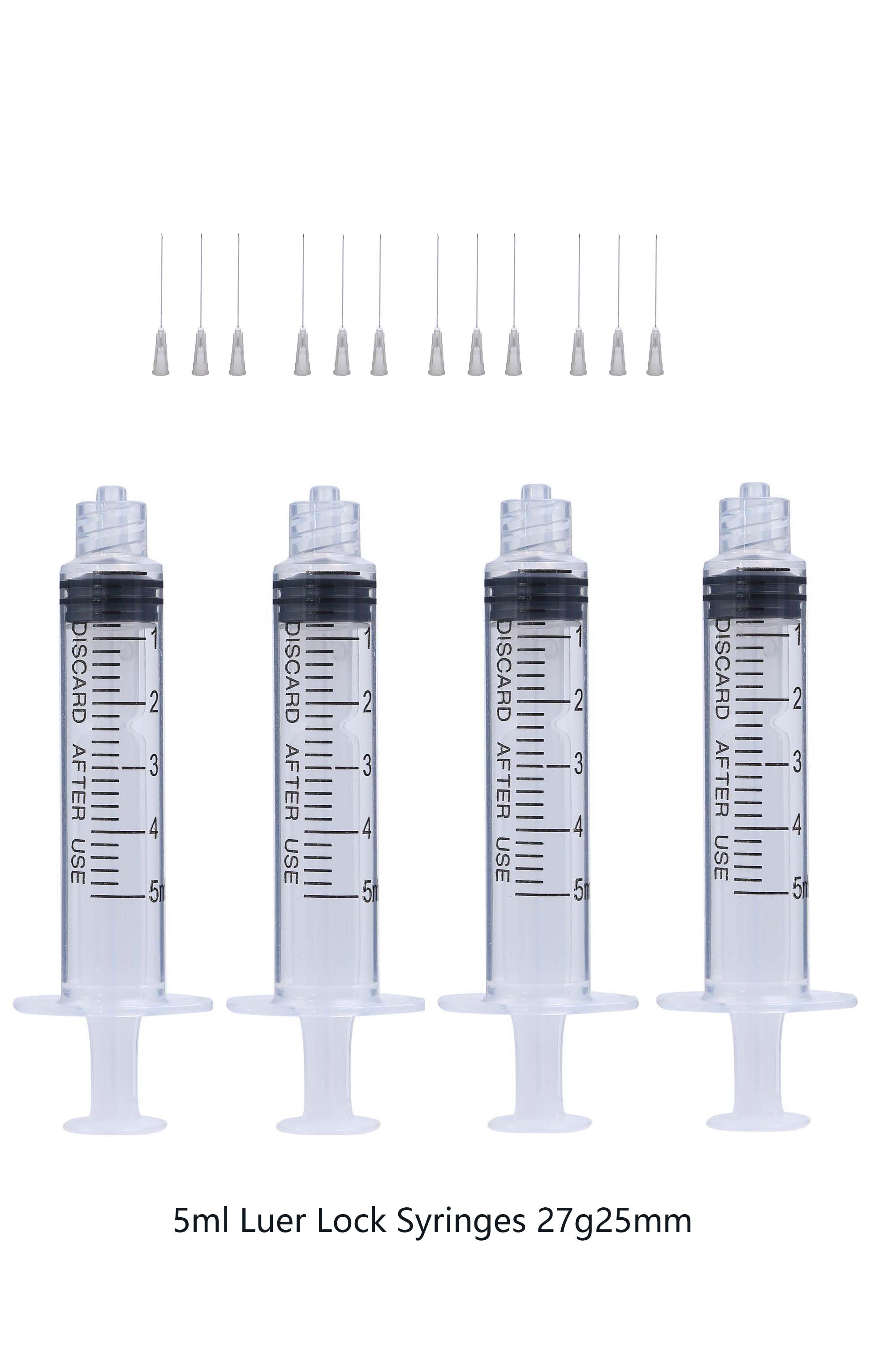 5ml Luer Lock Syringes+27g25mm*38mm  Needle Injection Tool Disposable Sterile Individually Packed