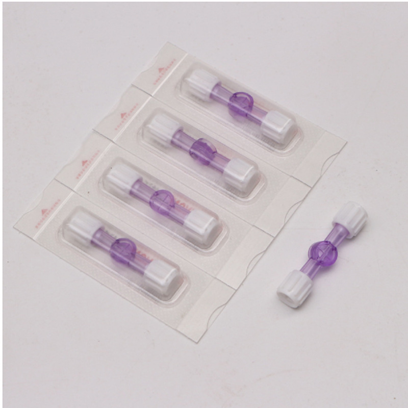 Two-way suction tube syringe flush adapter plug valve for Luer Lock Adapter 2-Way Stopcock Flexiable