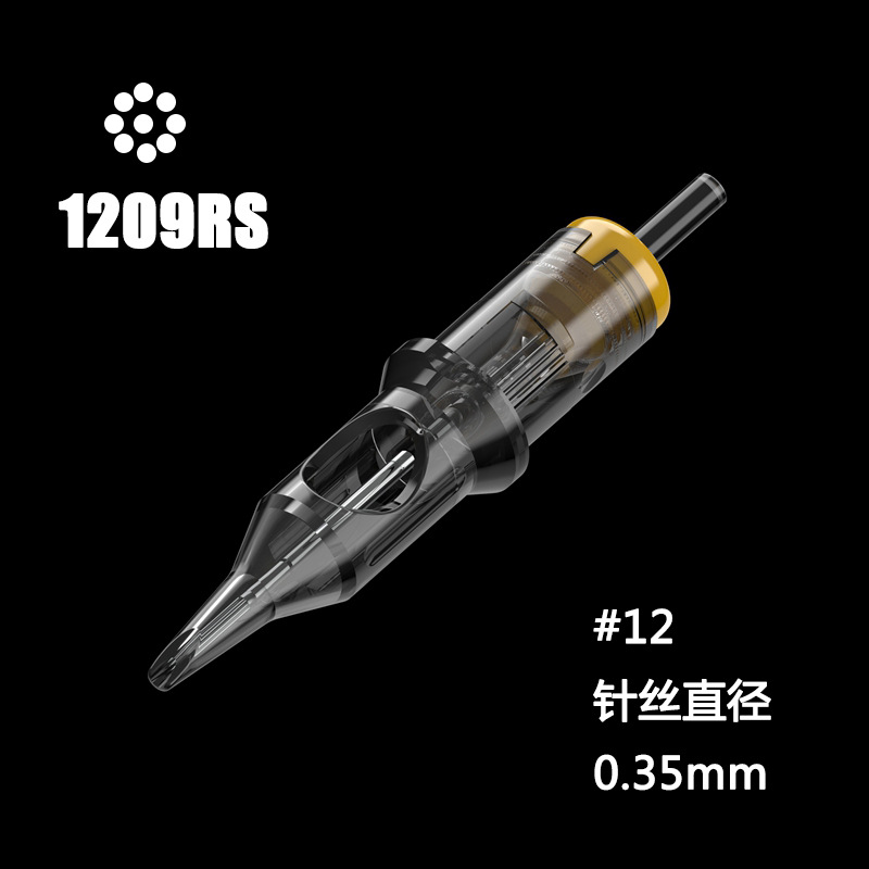 Disposable Sterilized Tattoo Cartridge Needle Permanent Makeup Pen Machine Flat Tip Eyebrows Lips 20 Pieces