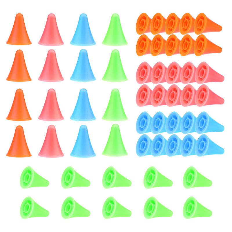 Soft Rubber Knitting Needle Caps Set - Anti-Slip & Anti-Loss Needle Stoppers for Crochet Hooks, Universal Fit for All Sizes, Boxed Storage Kit