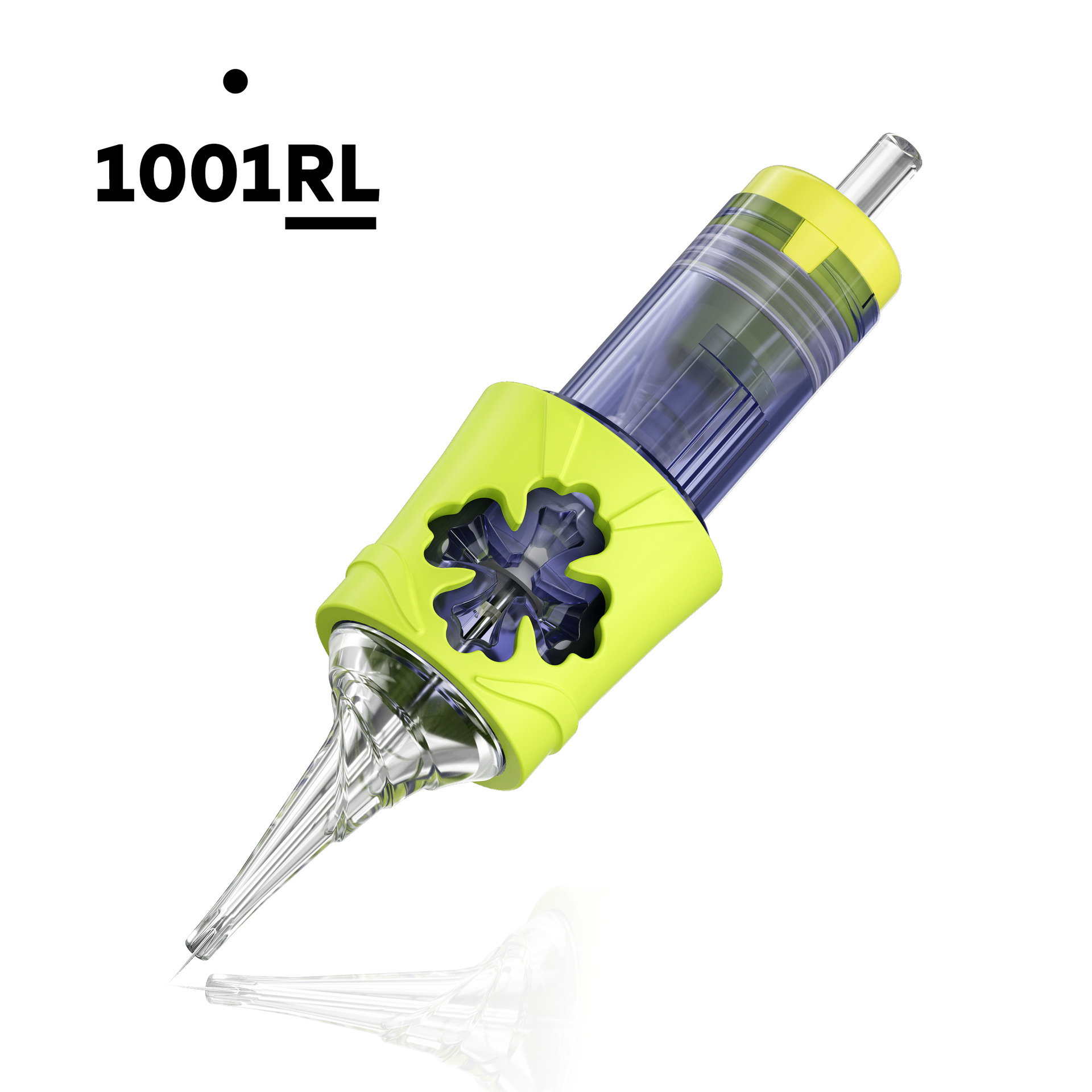 10PCS Mixed Size Steriled Transparent Tattoo Cartridge Needles Needles with Membrane Safety Cartridges for Tattoo Pen Disposable Tattoo Needle