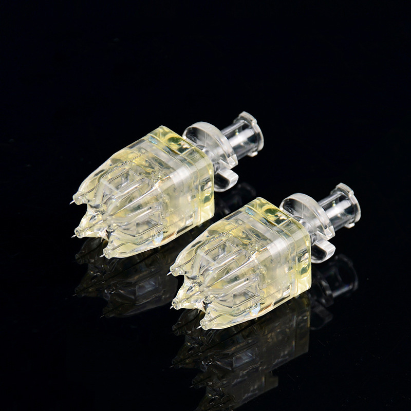  32G 1.5mm ultra-fine microneedle five-needle design Medical-grade crystal material, medical-grade penetration, precise control of skin care depth