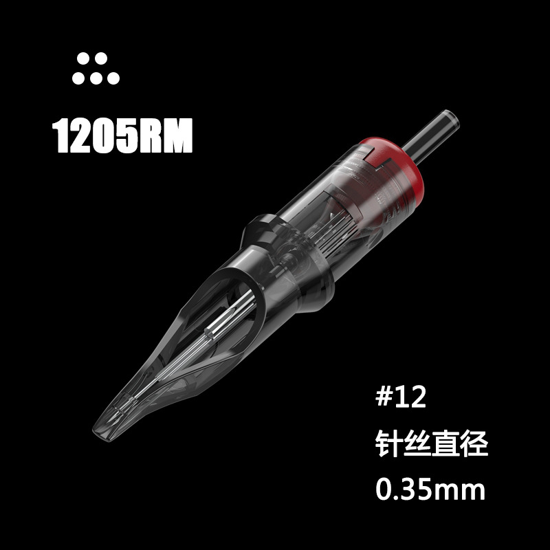 Disposable Sterilized Tattoo Cartridge Needle Permanent Makeup Pen Machine Flat Tip Eyebrows Lips 20 Pieces