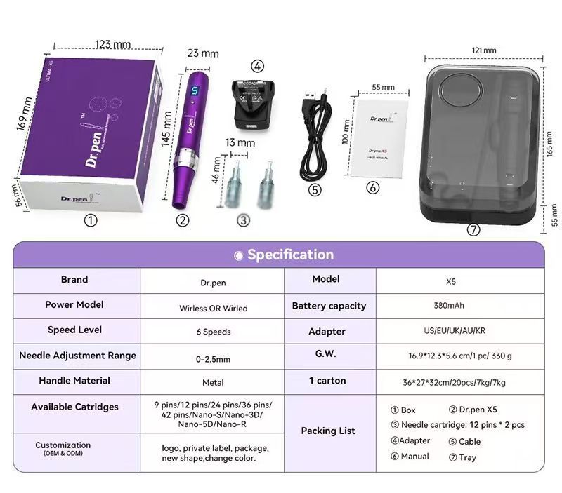 Dr. Pen Ultima X5 Professional Microneedling System