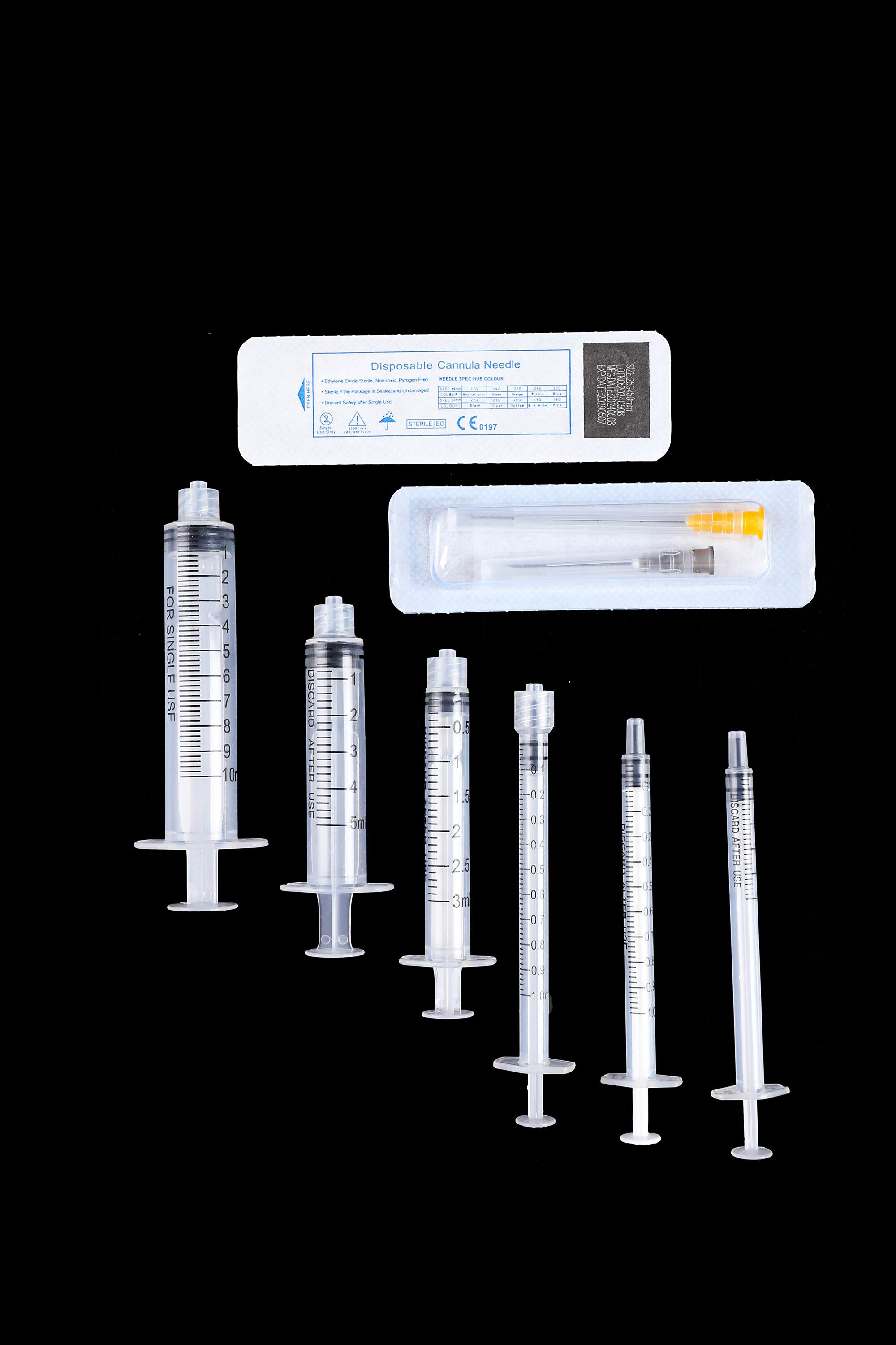 50packs/box high quality Injectable blunt tip needle 25g38mm 25g50mm 25g70mm for filler blunt tip micro cannula Tool Parts