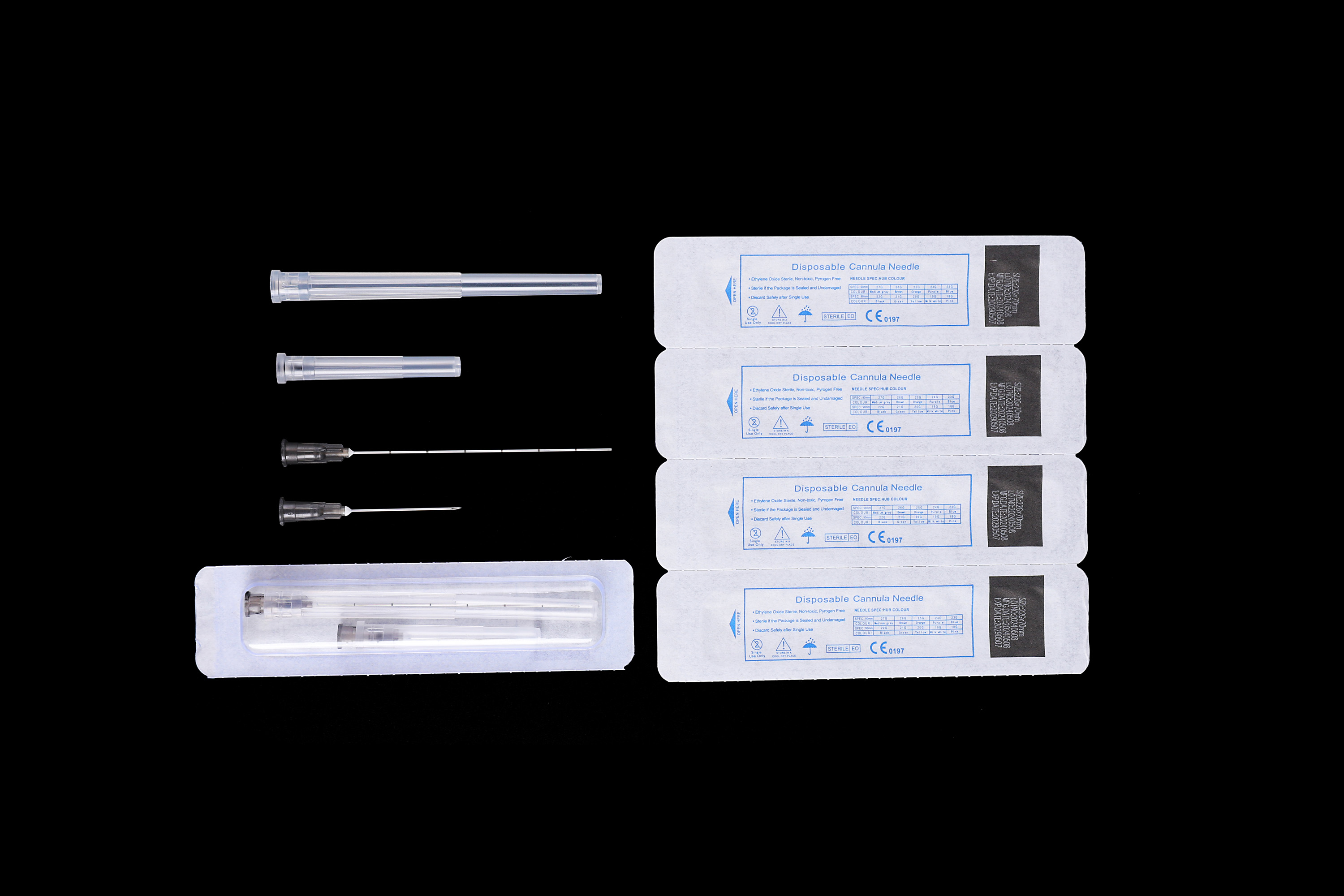 50packs/box high quality Injectable blunt tip needle 22g70mm for filler blunt tip micro cannula Tool Parts