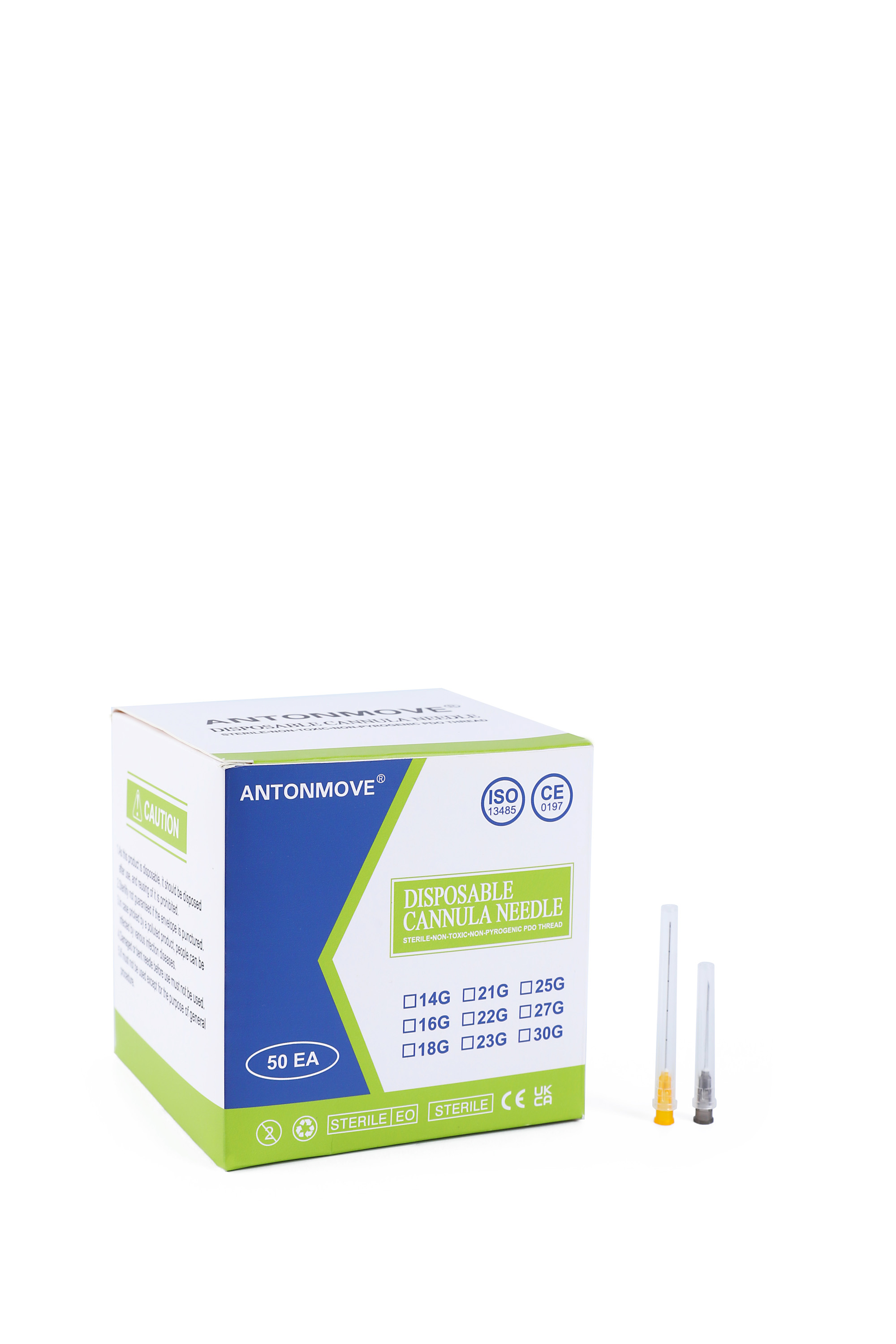 50packs/box high quality Injectable blunt tip needle 25g38mm 25g50mm 25g70mm for filler blunt tip micro cannula Tool Parts