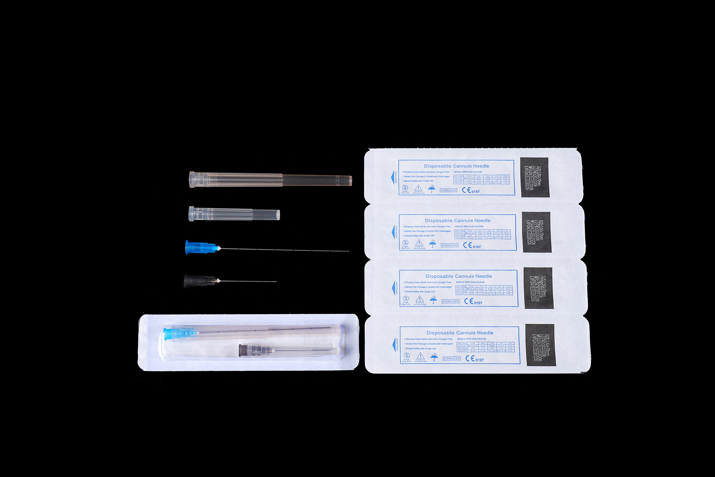 50packs/box high quality Injectable blunt tip needle 23g50mm 23g70mm for filler blunt tip micro cannula Tool Parts