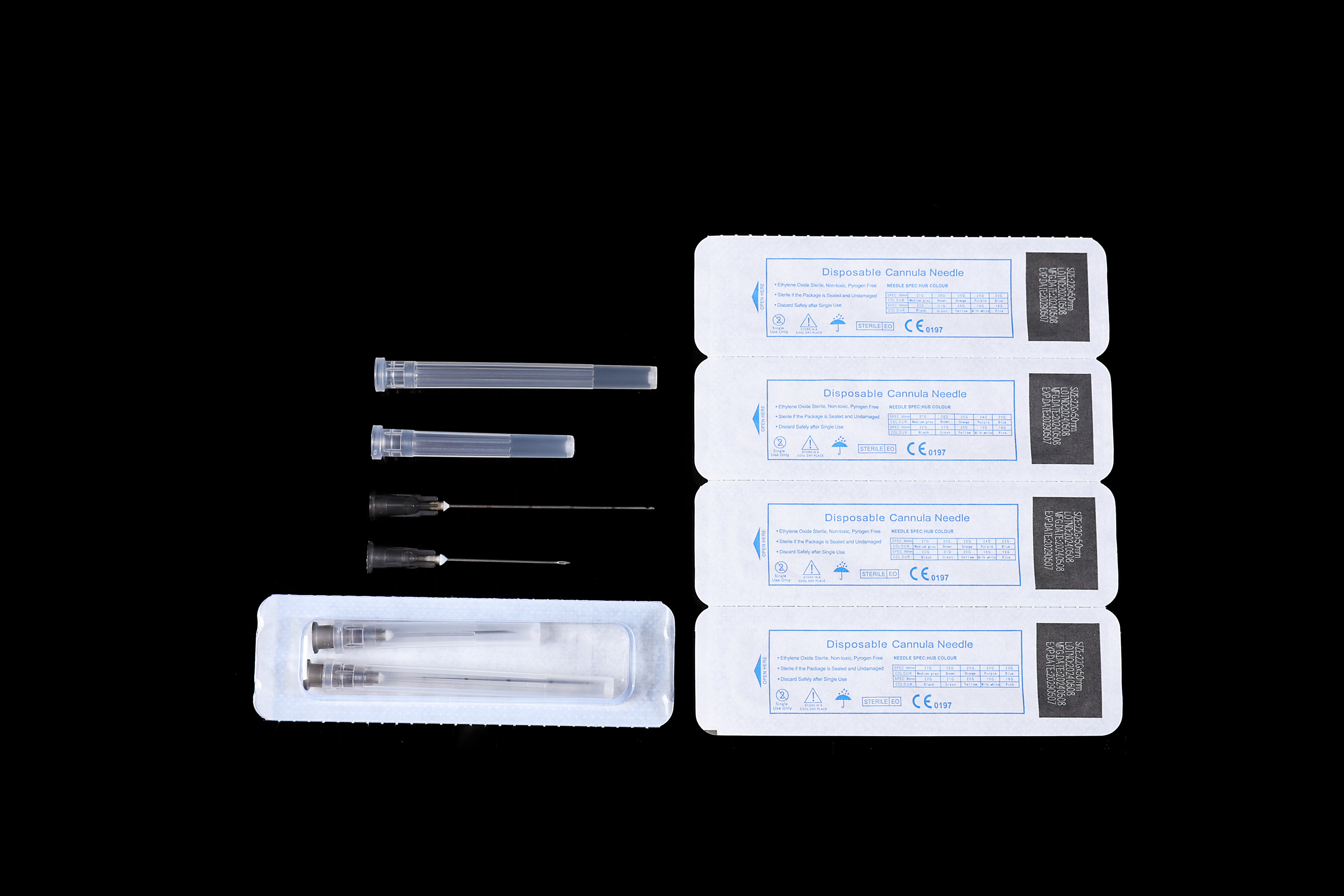50packs/box high quality Injectable blunt tip needle  22g50mm for filler blunt tip micro cannula Tool Parts