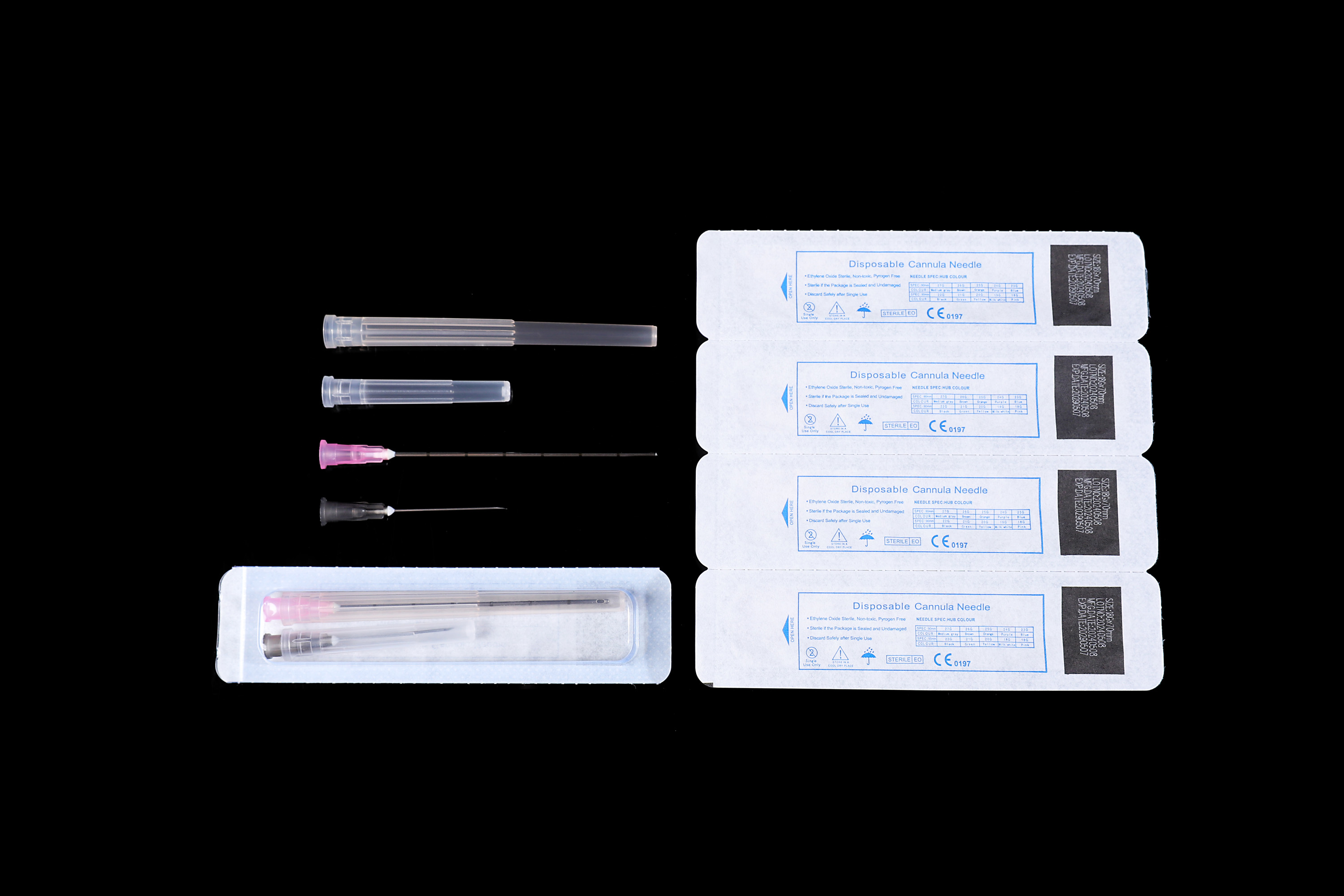 50packs/box high quality Injectable blunt tip needle 18g50mm 18g70mm for filler blunt tip micro cannula Tool Parts