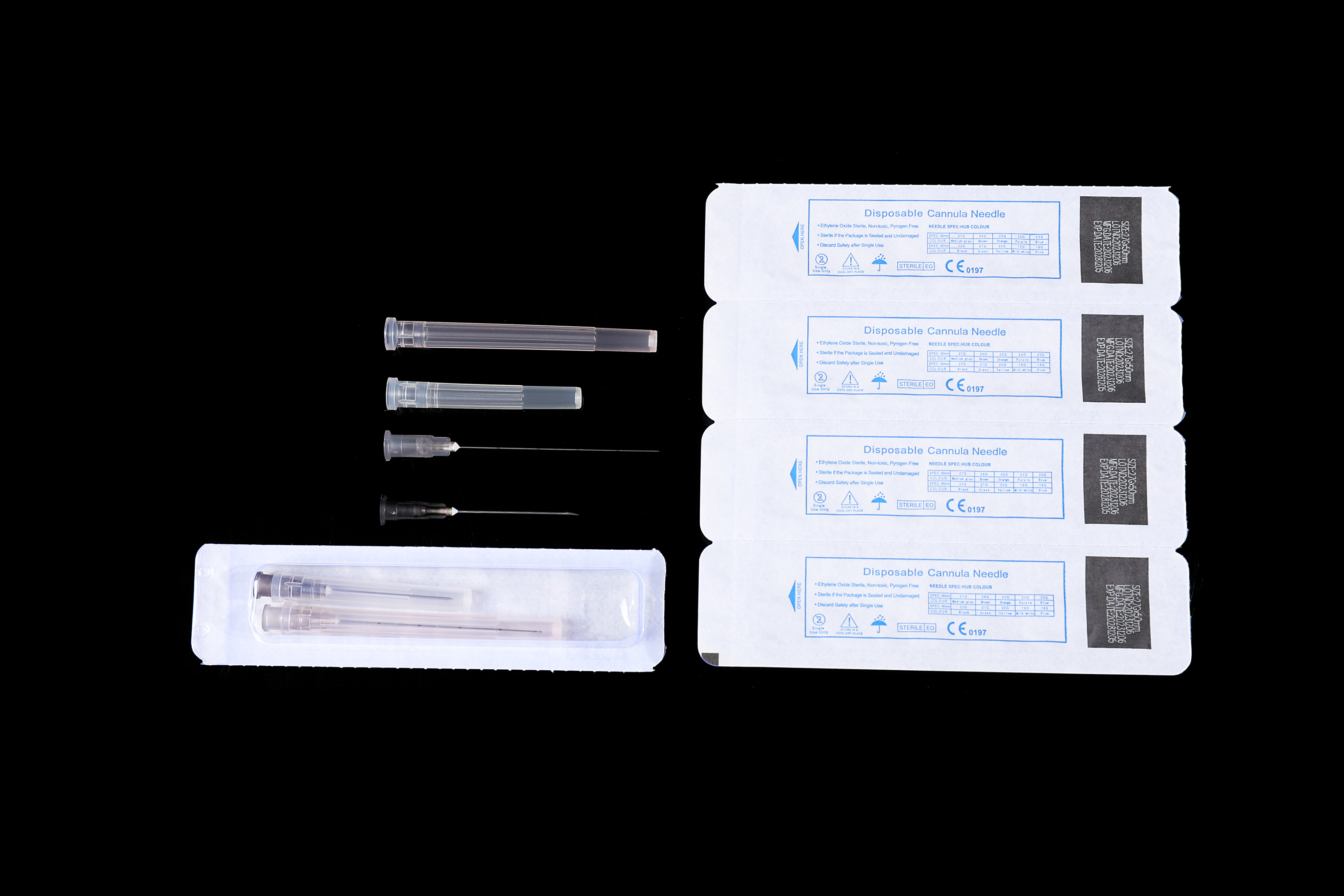 50packs/box high quality Injectable blunt tip needle 27g38mm 27g50mm  for filler blunt tip micro cannula Tool Parts