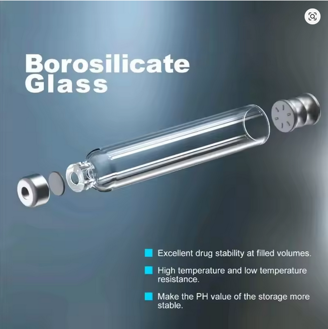 Disposable Insulin Injection Pen Sleeve Sterile Independent Packaging Insulin Cartridges Cassette Bottle 3ml