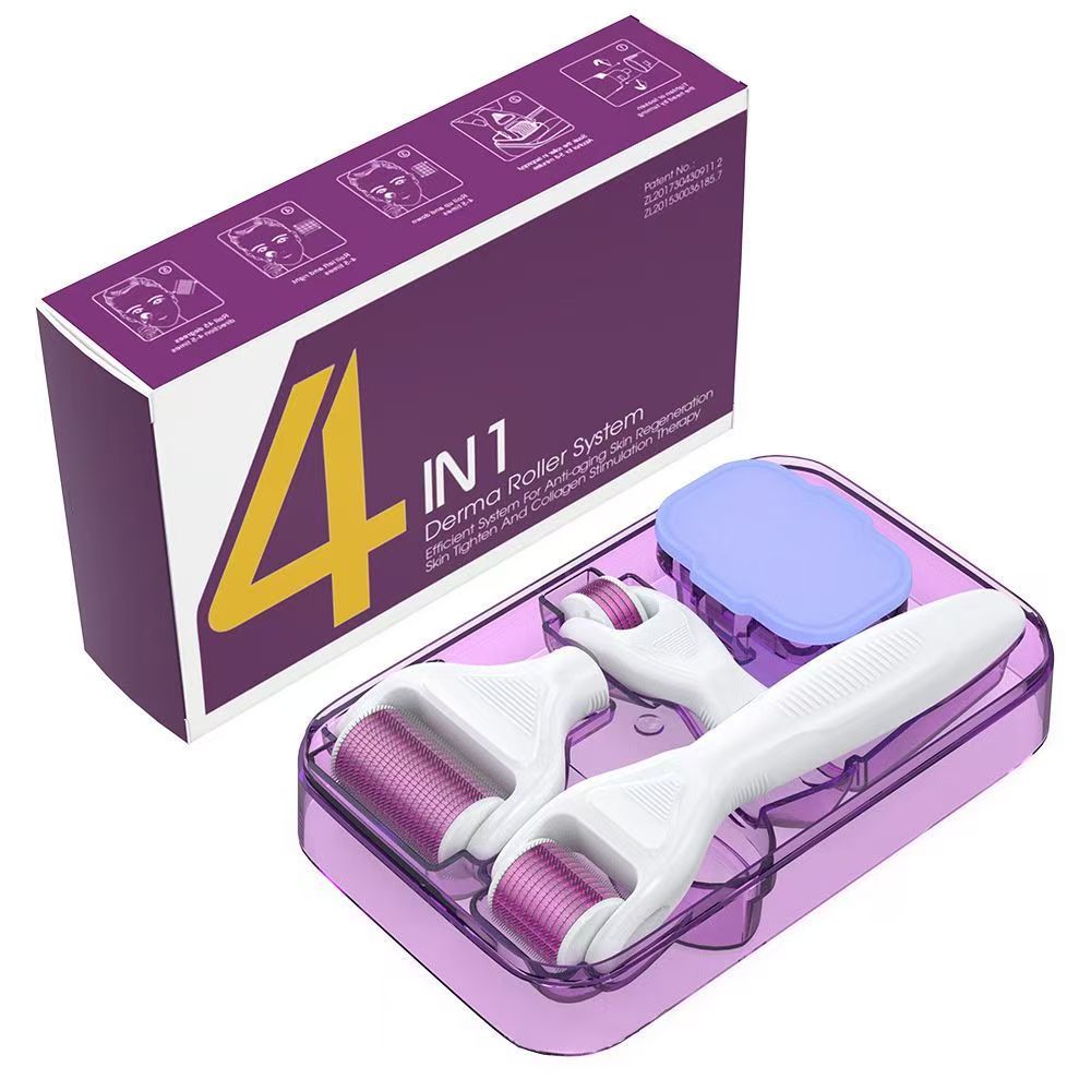 4-in-1 Interchangeable Derma Roller Skincare Kit