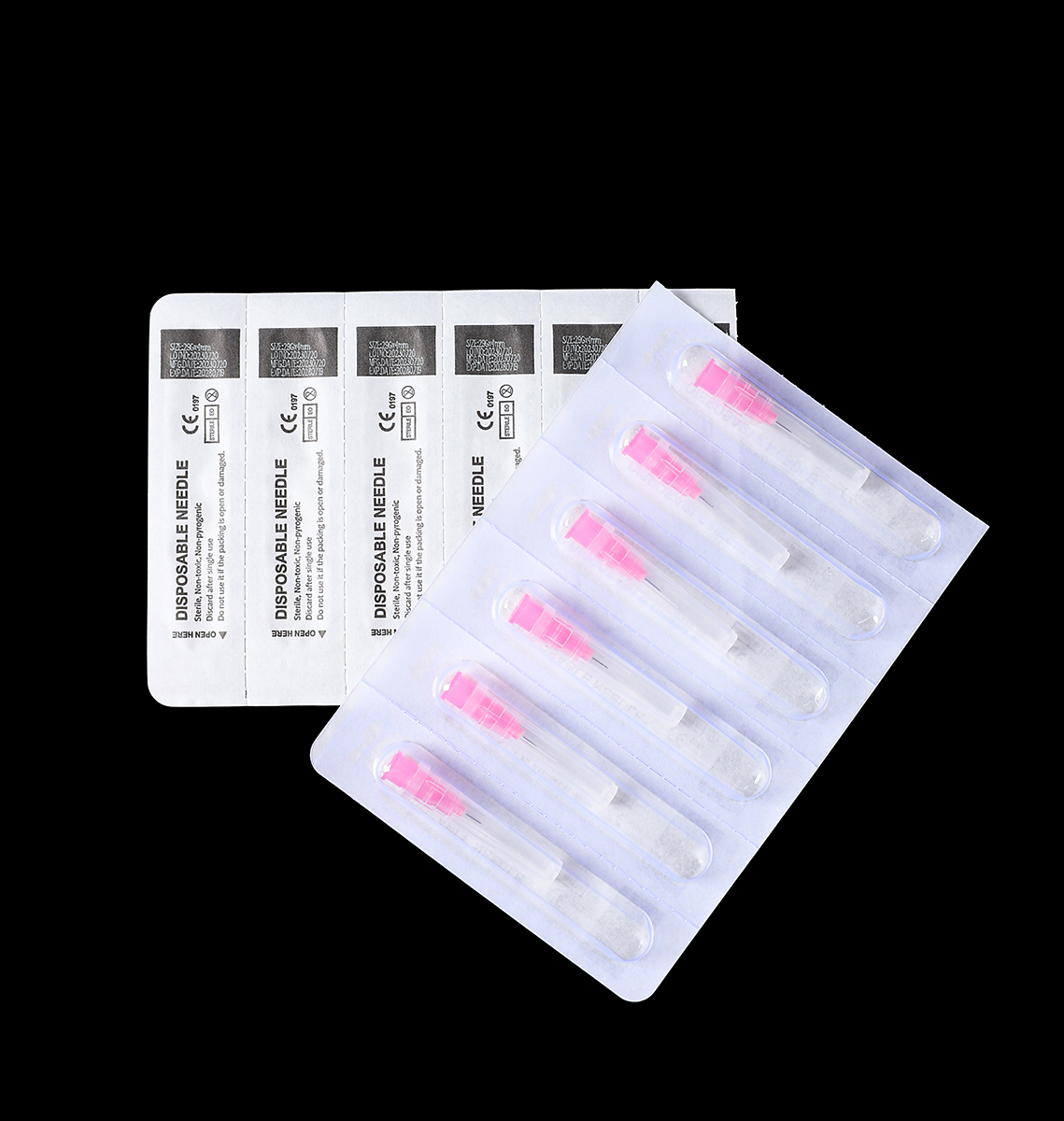 1ml/2.5ml luer lock syringes 100pcs+30G 31G 32G 33G 34G 36G Sterile Needles 100pcs