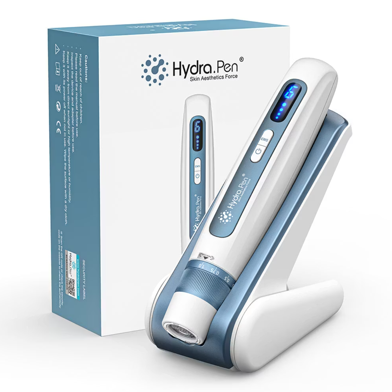 Dr. Pen Hydra Pen H5: 3-in-1 Microneedling Pen with EMS & Serum Infusion White