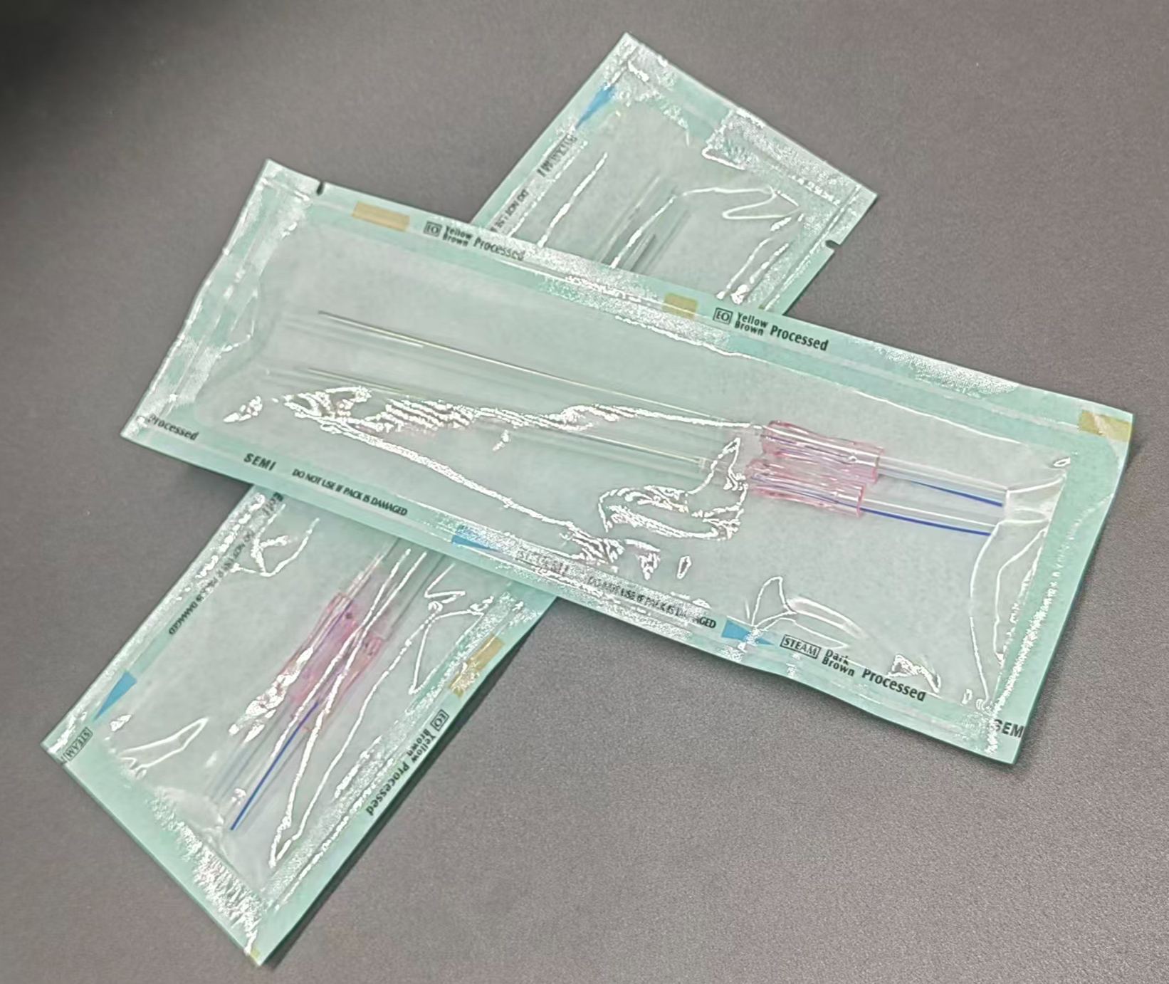 Thread lifting protein threads, elastic threads, perfect lifting threads, 18G large V, 19G large V. Sterile needles with individual packaging.