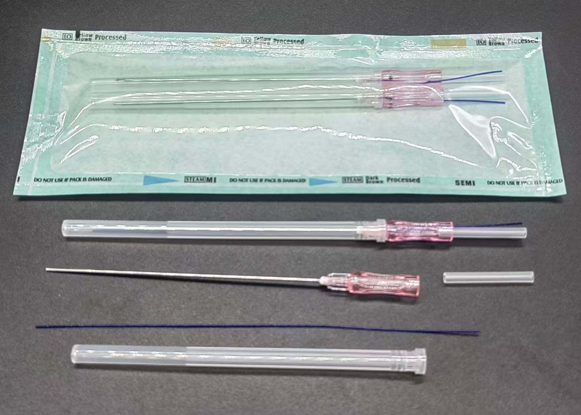 Thread lifting protein threads, elastic threads, perfect lifting threads, 18G large V, 19G large V. Sterile needles with individual packaging.