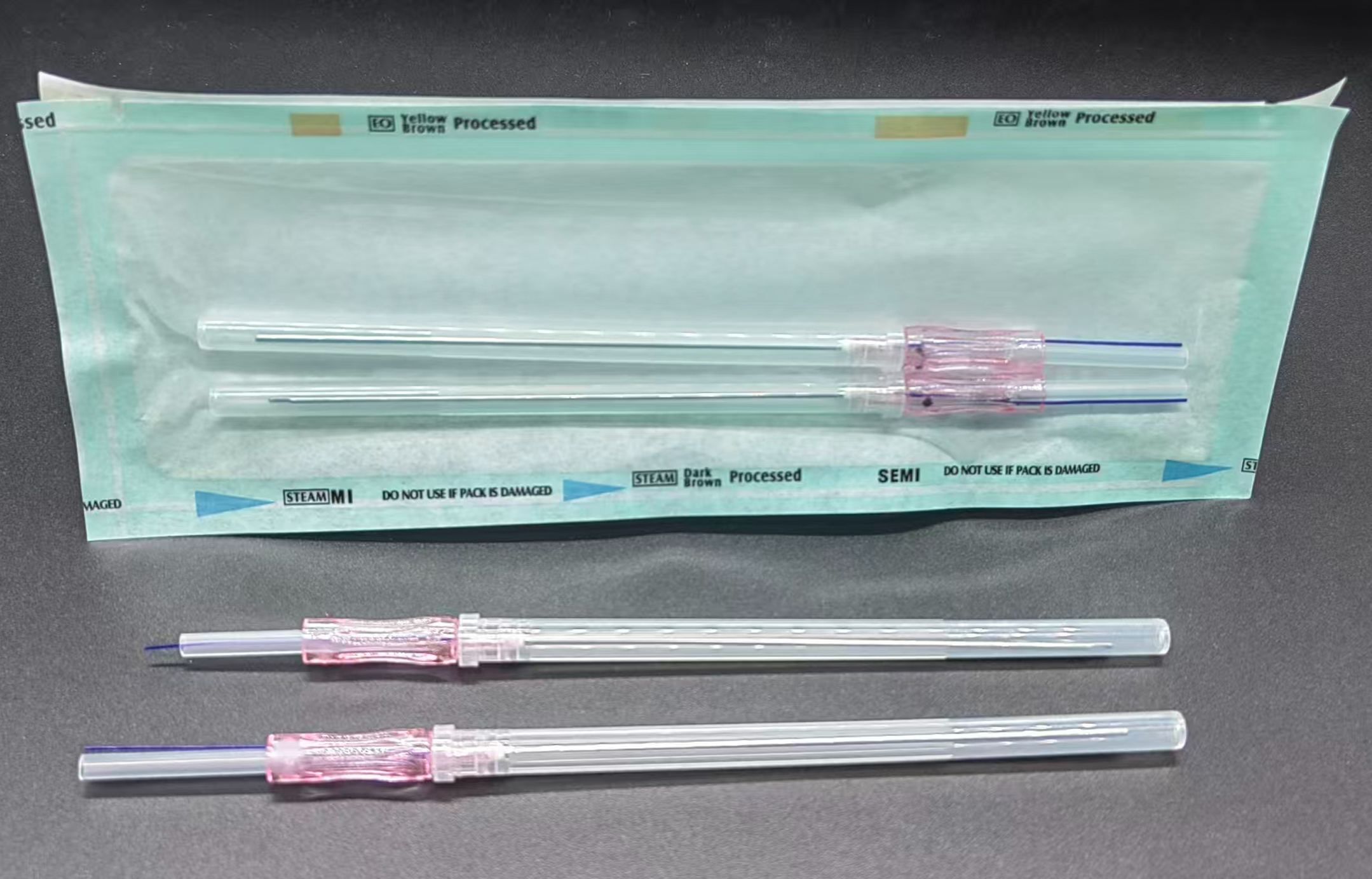 Thread lifting protein threads, elastic threads, perfect lifting threads, 18G large V, 19G large V. Sterile needles with individual packaging.